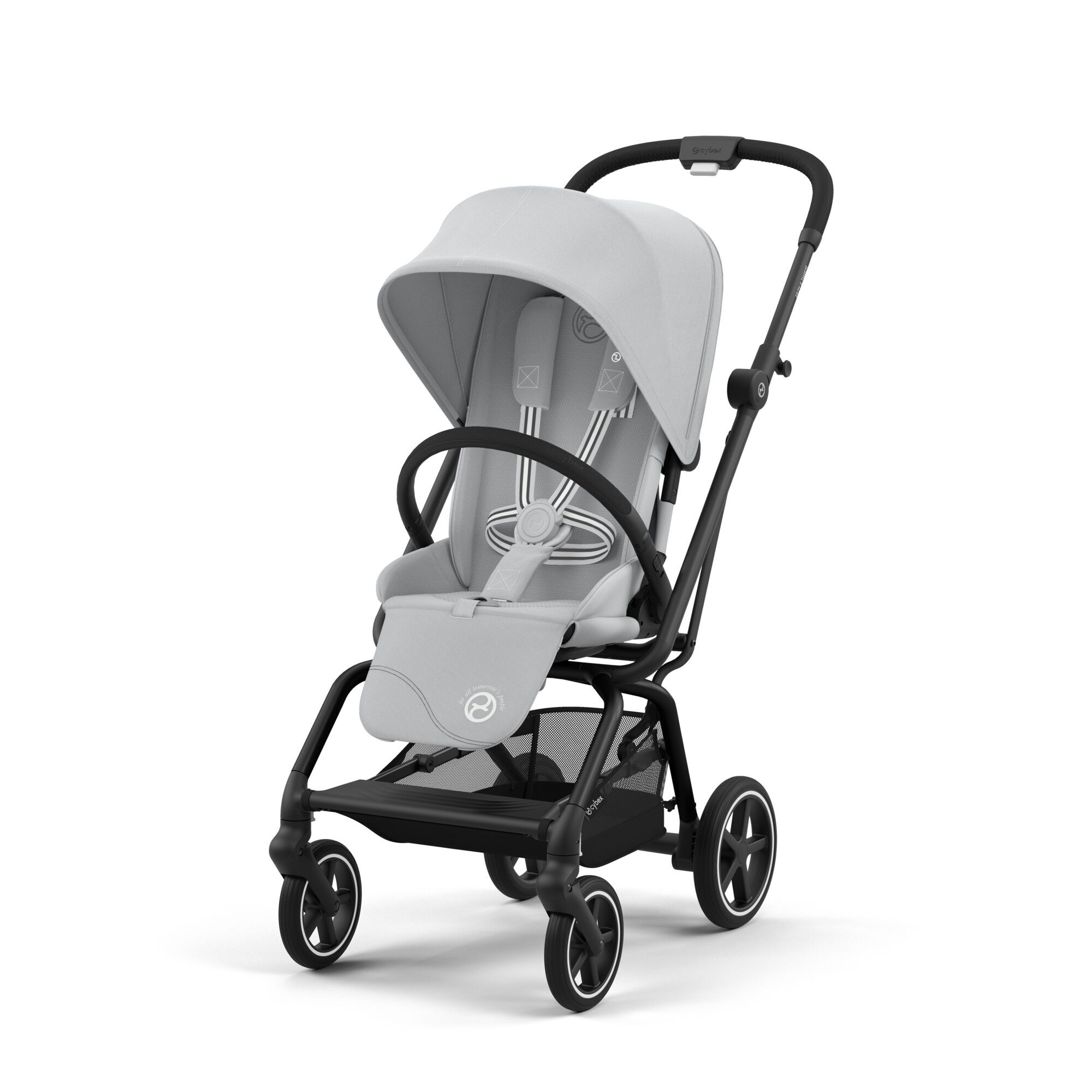 CYBEX Eezy S Twist+2 - Fog Grey (Black Frame) in Fog Grey (Black Frame) large-cybex-gb image number 2