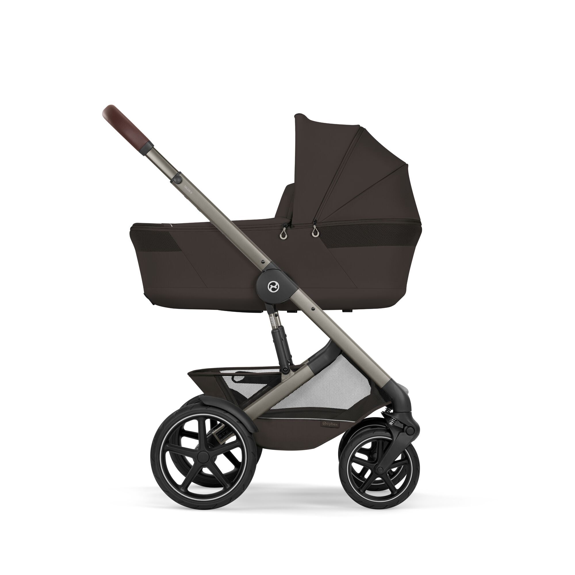 CYBEX Talos S Lux with Fold Cot - Chocolate Brown (Taupe Frame) in Chocolate Brown (Taupe Frame) large-cybex-neu image number 4