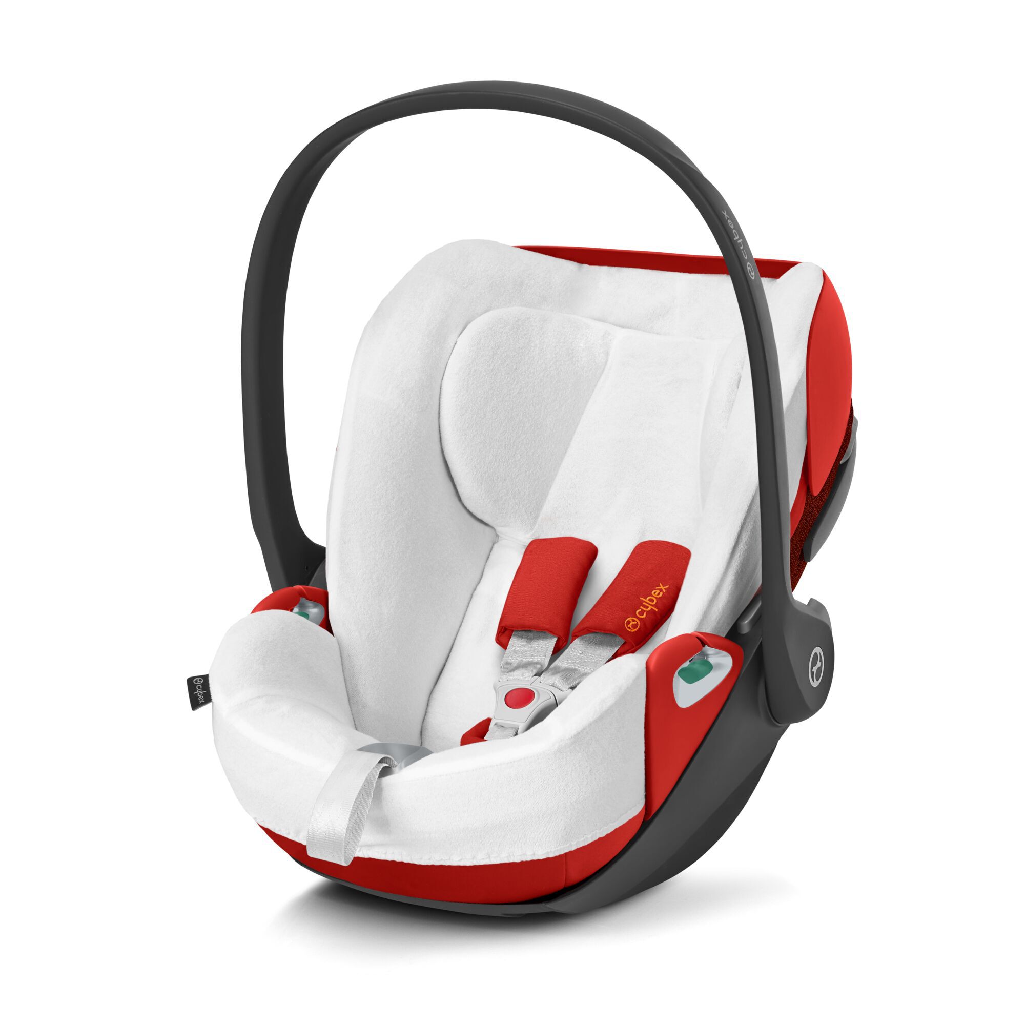 CYBEX Cloud Z2 / T Line Summer Cover - White in White large-cybex-row image number 1
