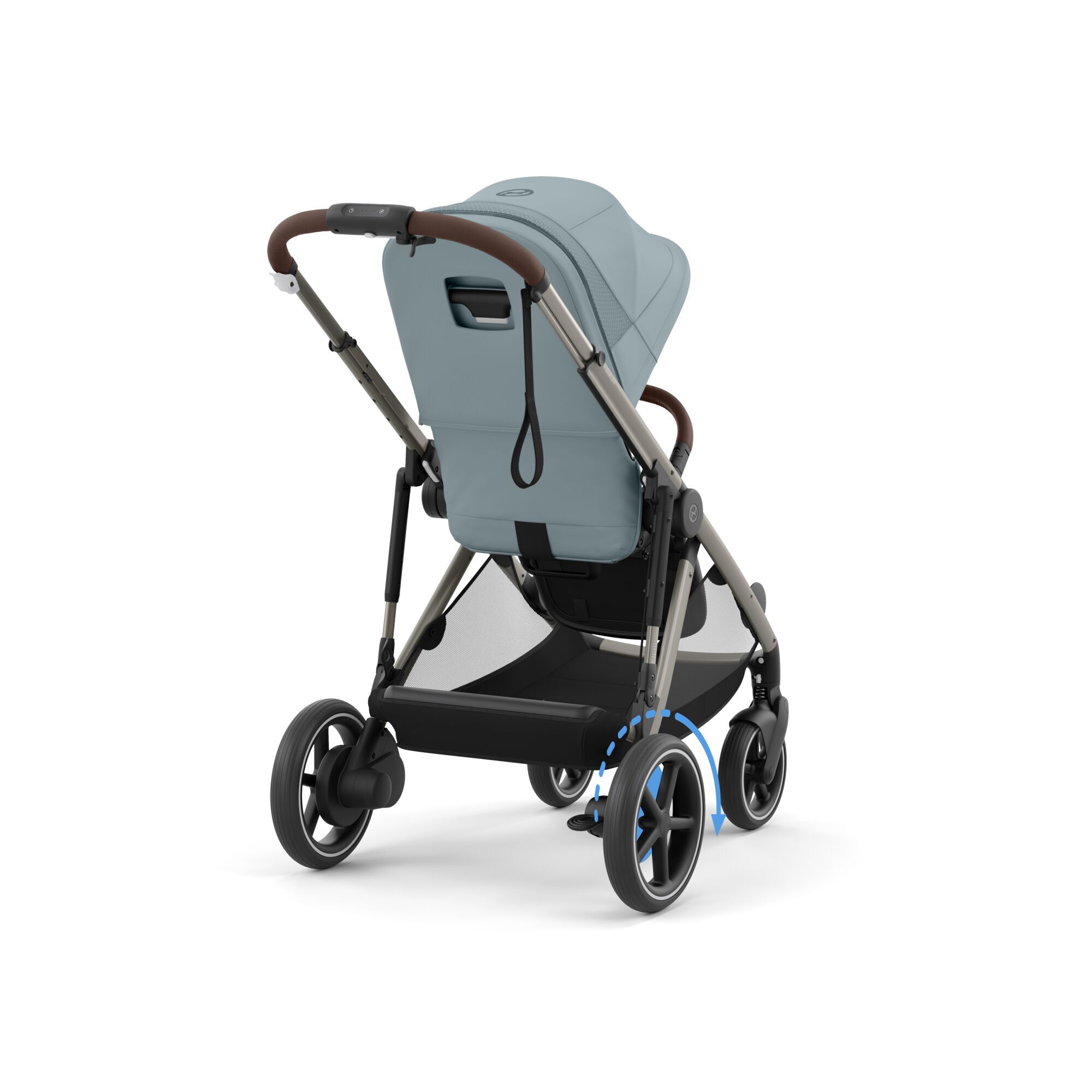 CYBEX e-Gazelle S - Stromy Blue (Taupe Frame) in Stormy Blue (Taupe Frame) large-cybex-us image number 7
