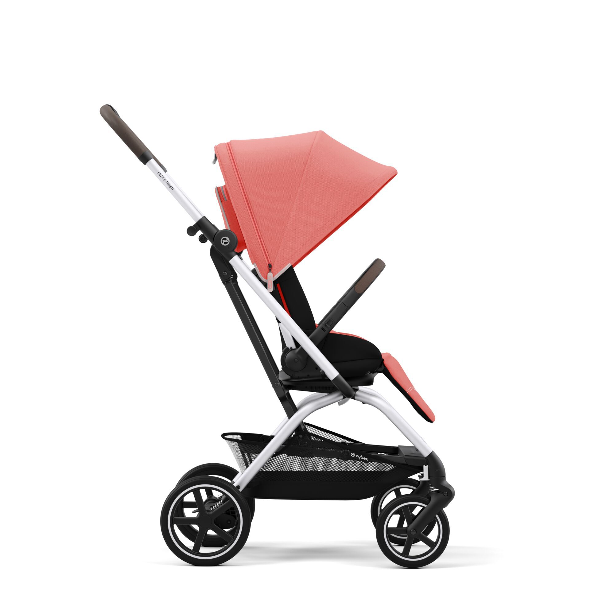 CYBEX Eezy S Twist+2 2023 - Hibiscus Read in Hibiscus Red (Silver Frame) large-cybex-gb image number 3
