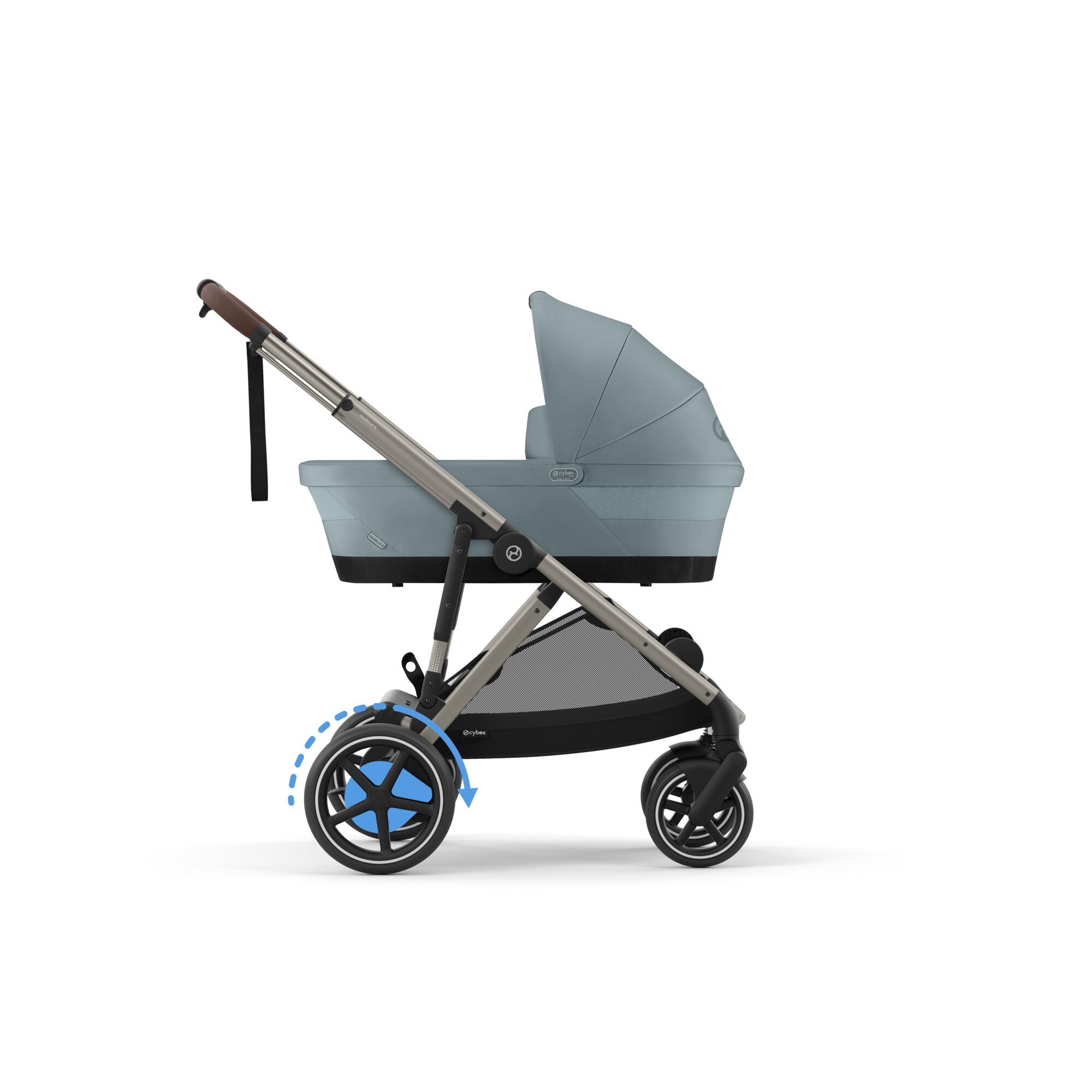 CYBEX e-Gazelle S - Stormy Blue (Taupe Frame) in Stormy Blue (Taupe Frame) large-cybex-imea image number 3