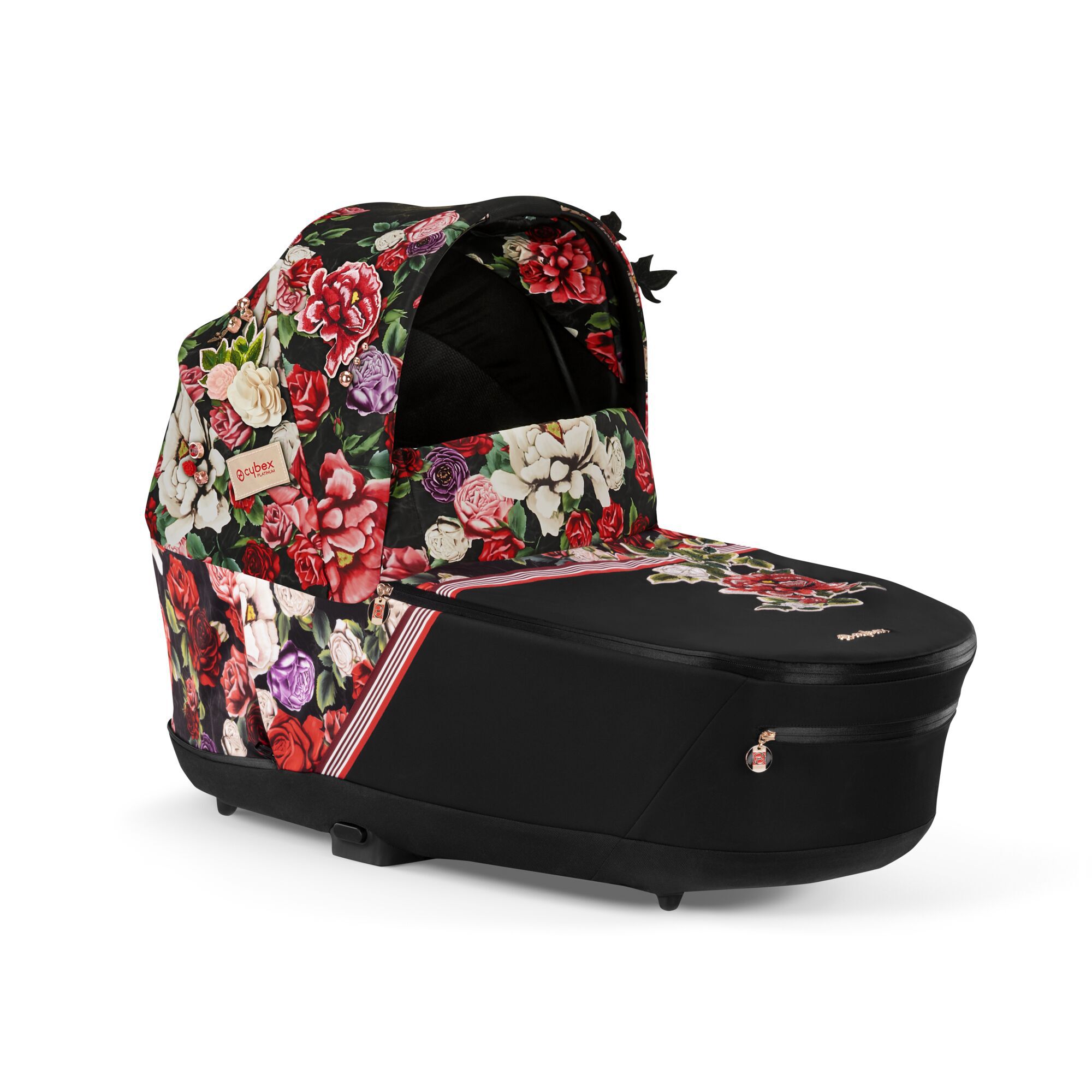 CYBEX Priam Lux Carry Cot - Spring Blossom Dark in Spring Blossom Dark large-cybex-cn image number 1