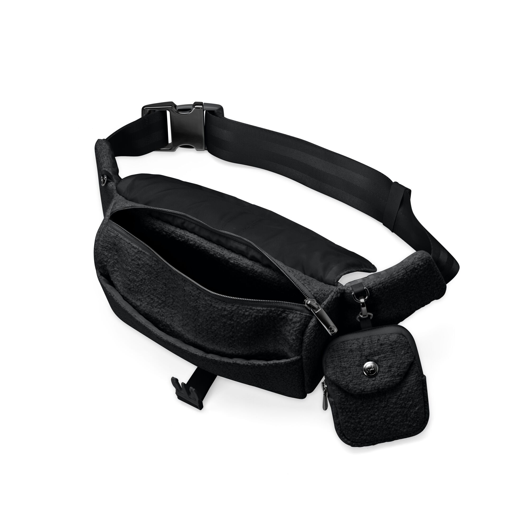 CYBEX Belt Bag Boucle - Stone Black (Boucl&eacute;) in Stone Black (Boucl&eacute;) large-cybex-ca image number 3