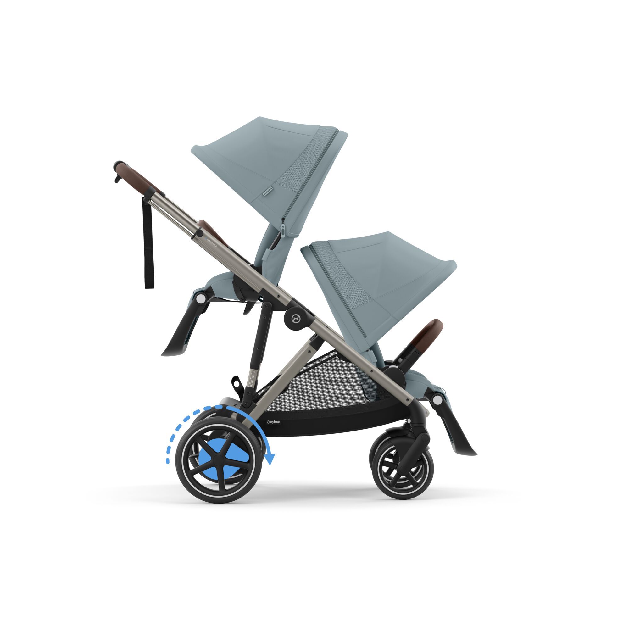 CYBEX e-Gazelle S - Stromy Blue (Taupe Frame) in Stormy Blue (Taupe Frame) large-cybex-us image number 6