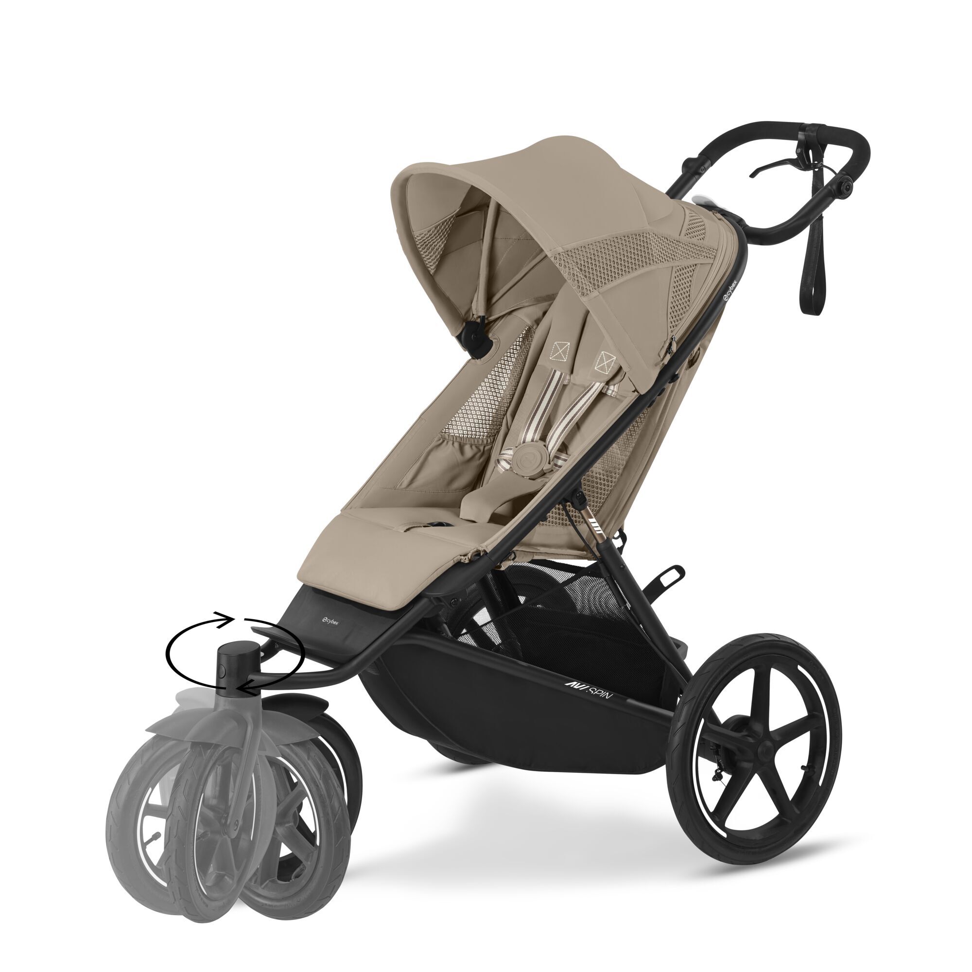 CYBEX Avi Spin - Almond Beige in Almond Beige large-cybex-gb image number 2
