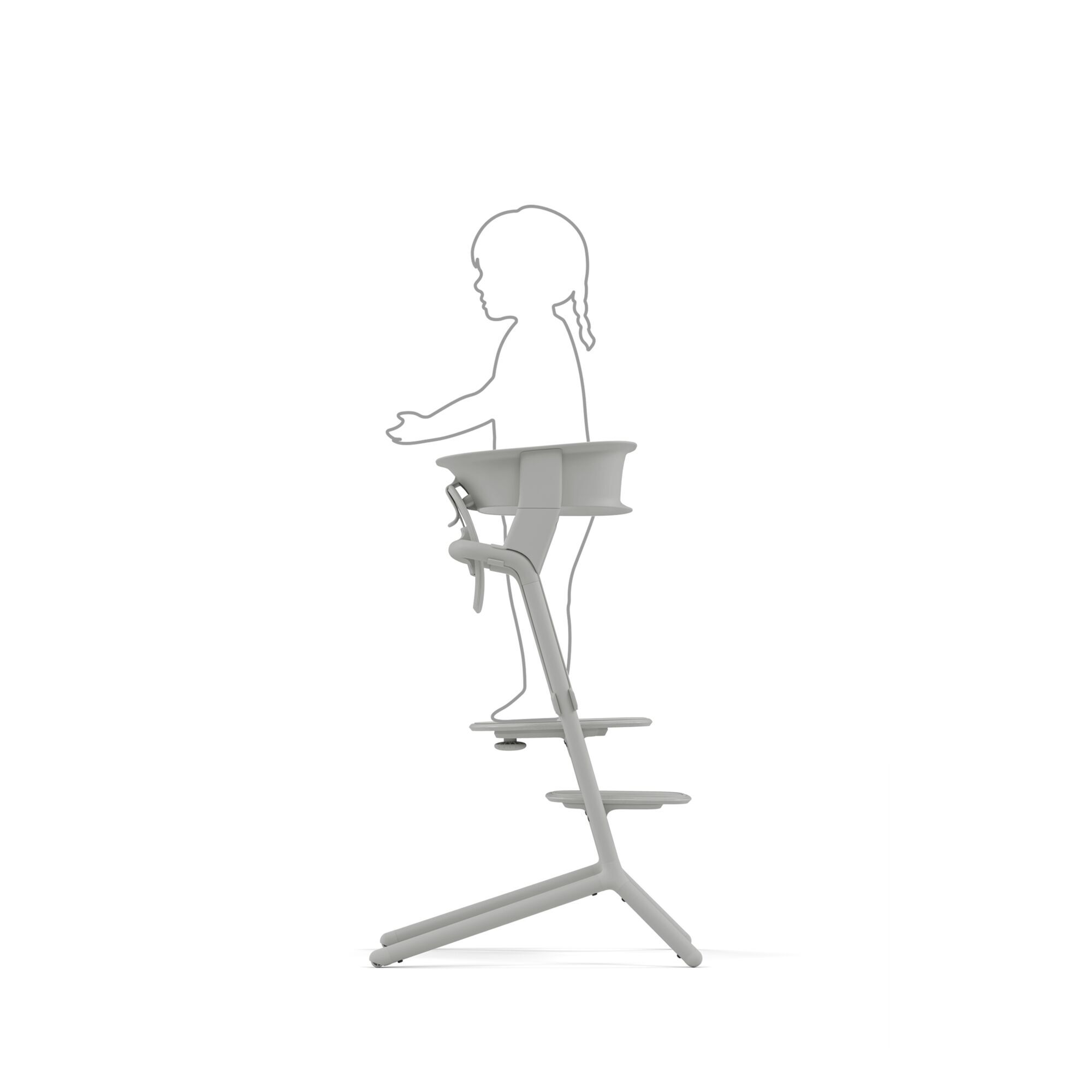 CYBEX Lemo Training Tower - Suede Grey in Suede Grey large-cybex-us image number 2