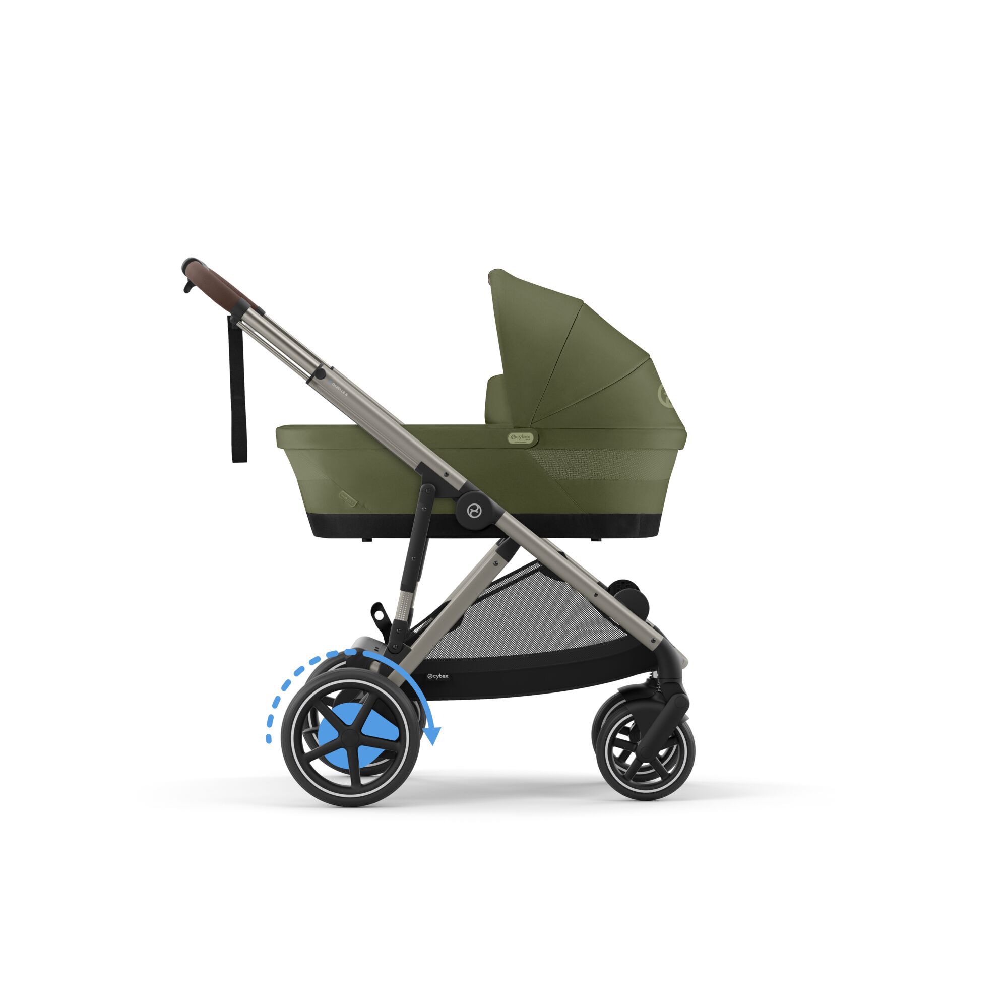 CYBEX e-Gazelle S - Moss Green (Taupe Frame) in Moss Green (Taupe Frame) large-cybex-gb image number 3