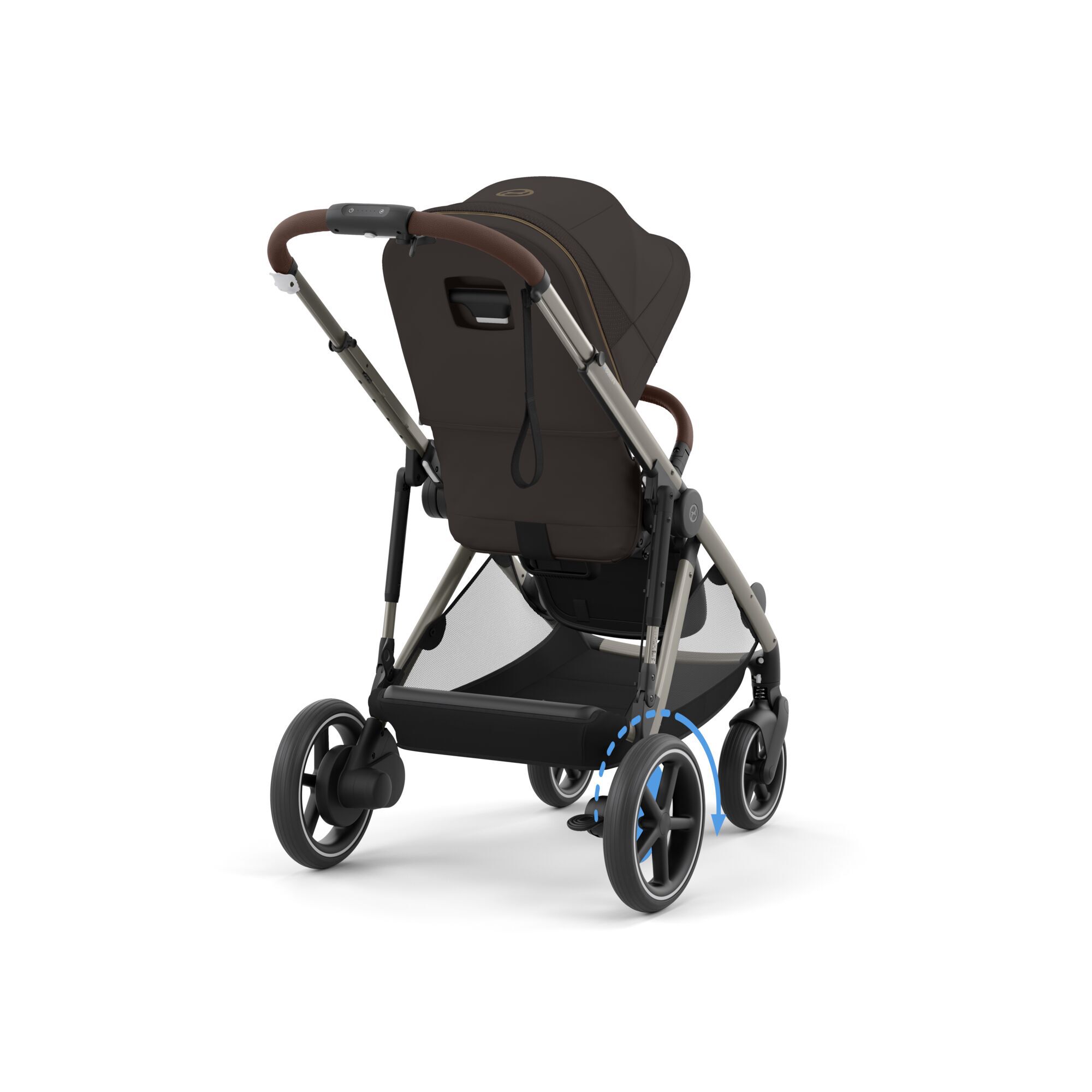 CYBEX e-Gazelle S - Chocolate Brown (Taupe Frame) in Chocolate Brown (Taupe Frame) large-cybex-gb image number 7