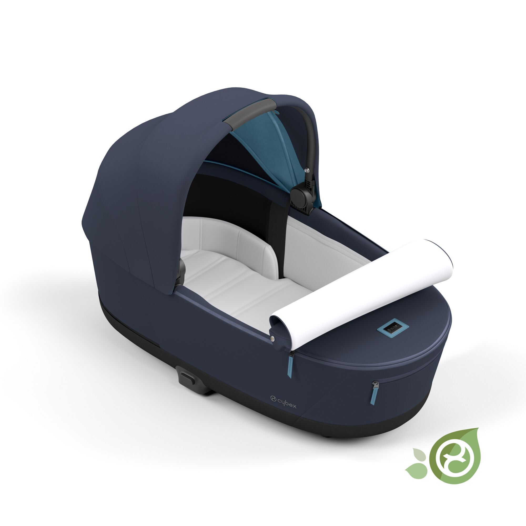 CYBEX Priam Lux Carry Cot - Dark Navy in Dark Navy large-cybex-cn image number 2