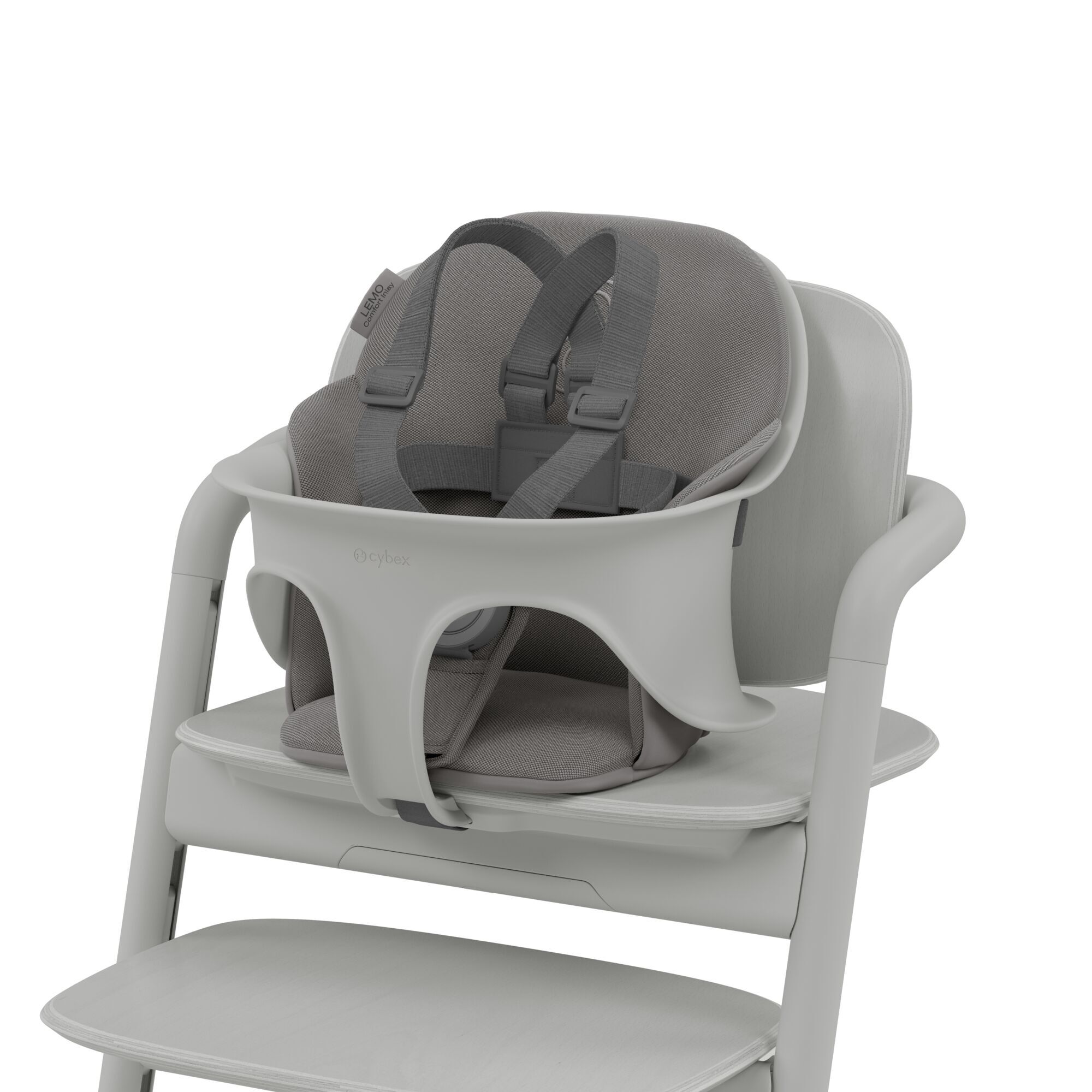 CYBEX Lemo Comfort Inlay- Suede Grey in Suede Grey large-cybex-us image number 1
