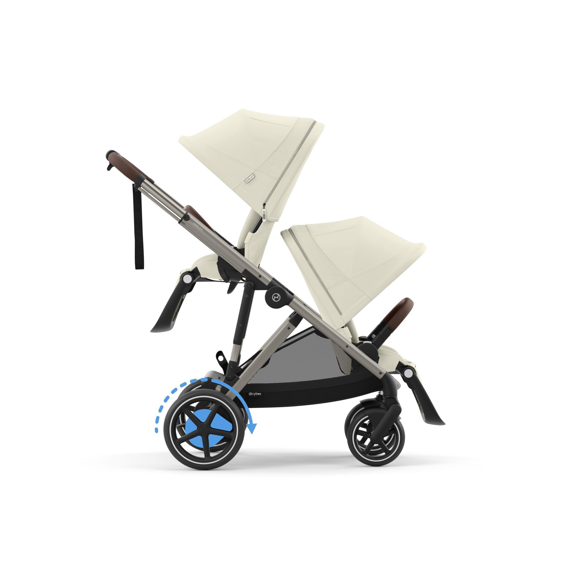 CYBEX e-Gazelle S - Seashell Beige (Taupe Frame) in Seashell Beige (Taupe Frame) large-cybex-gb image number 6