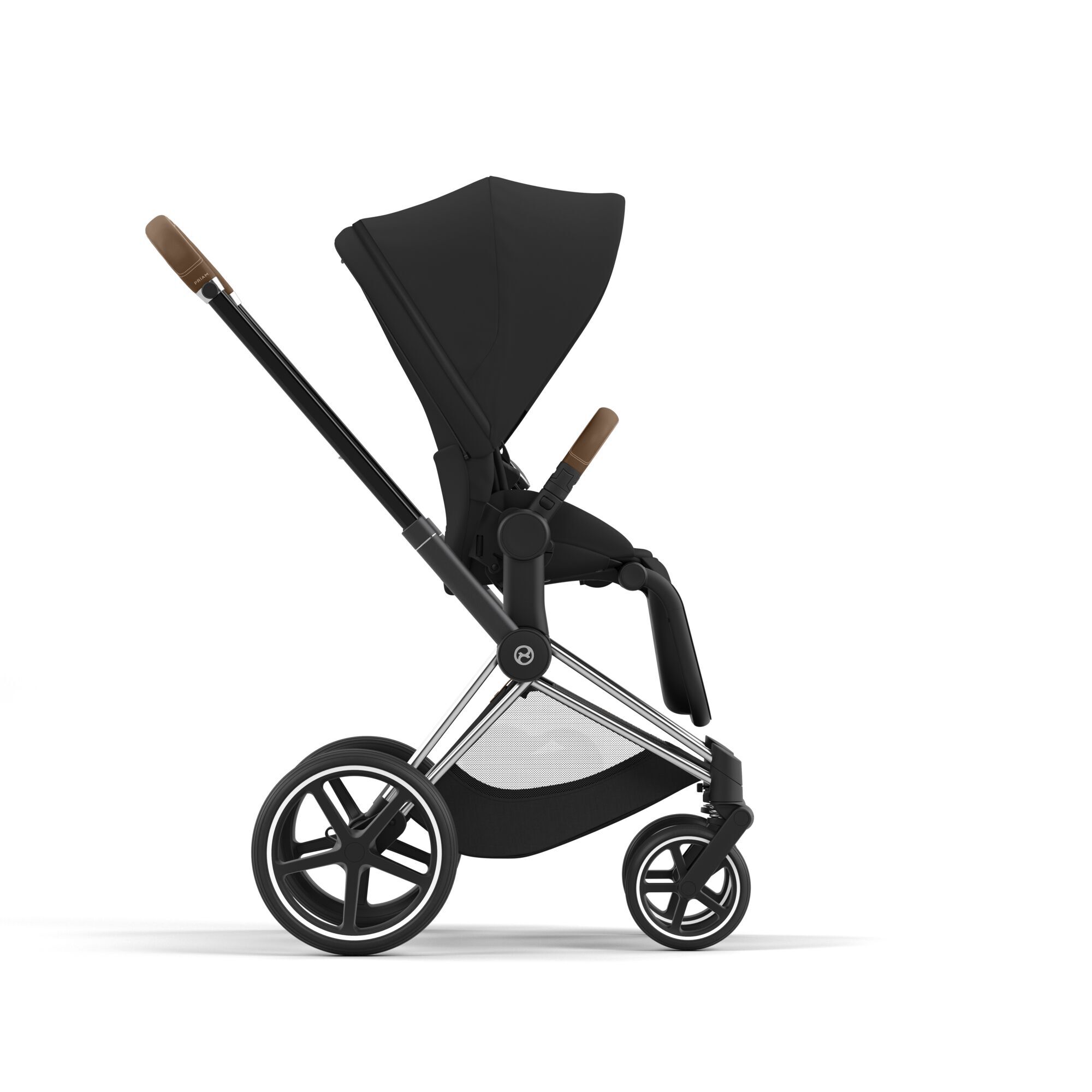 CYBEX Priam Frame - Chrome With Brown Details in Chrome With Brown Details large-cybex-jp 画像番号 5