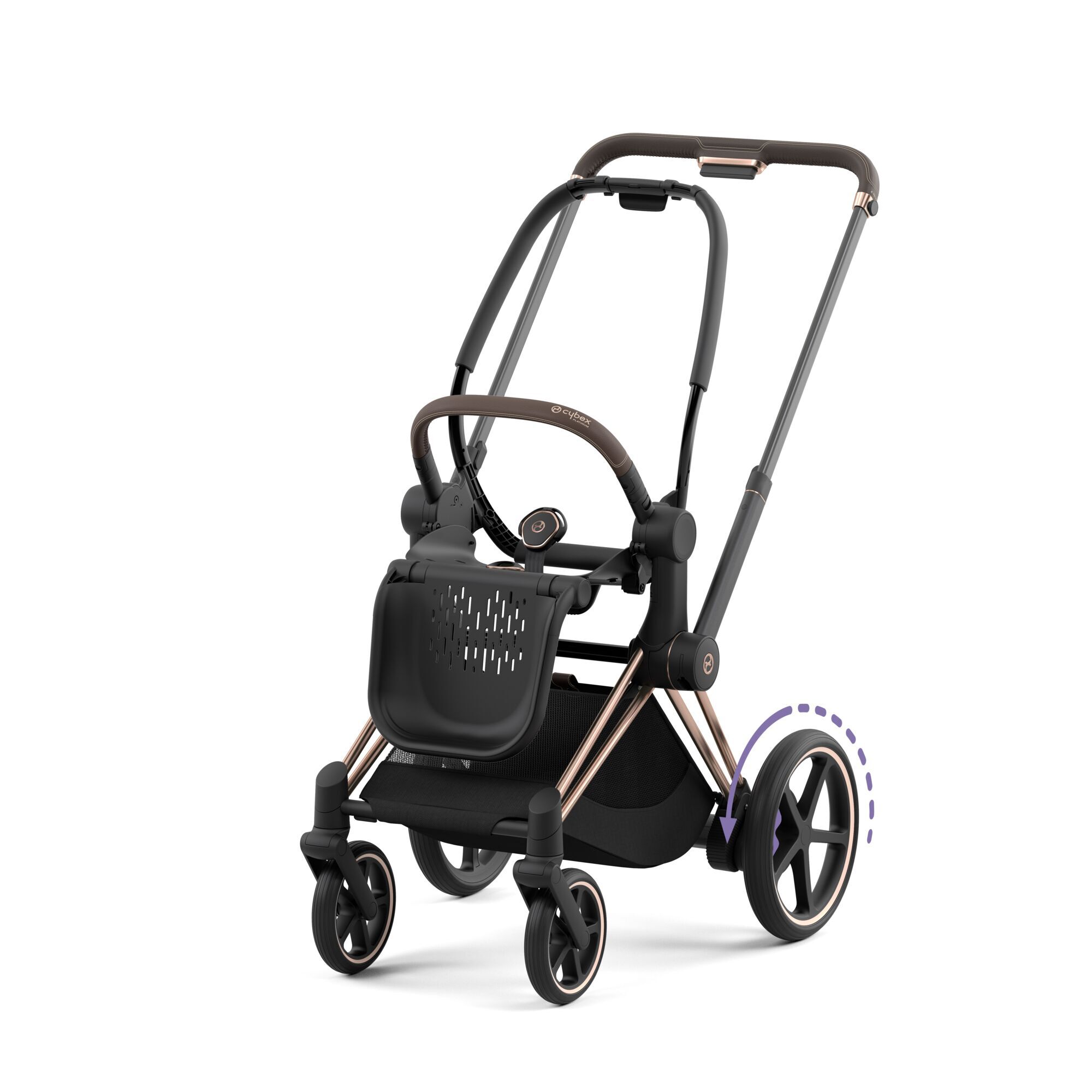CYBEX e-Priam Frame - Rosegold in Rosegold large-cybex-imea image number 1