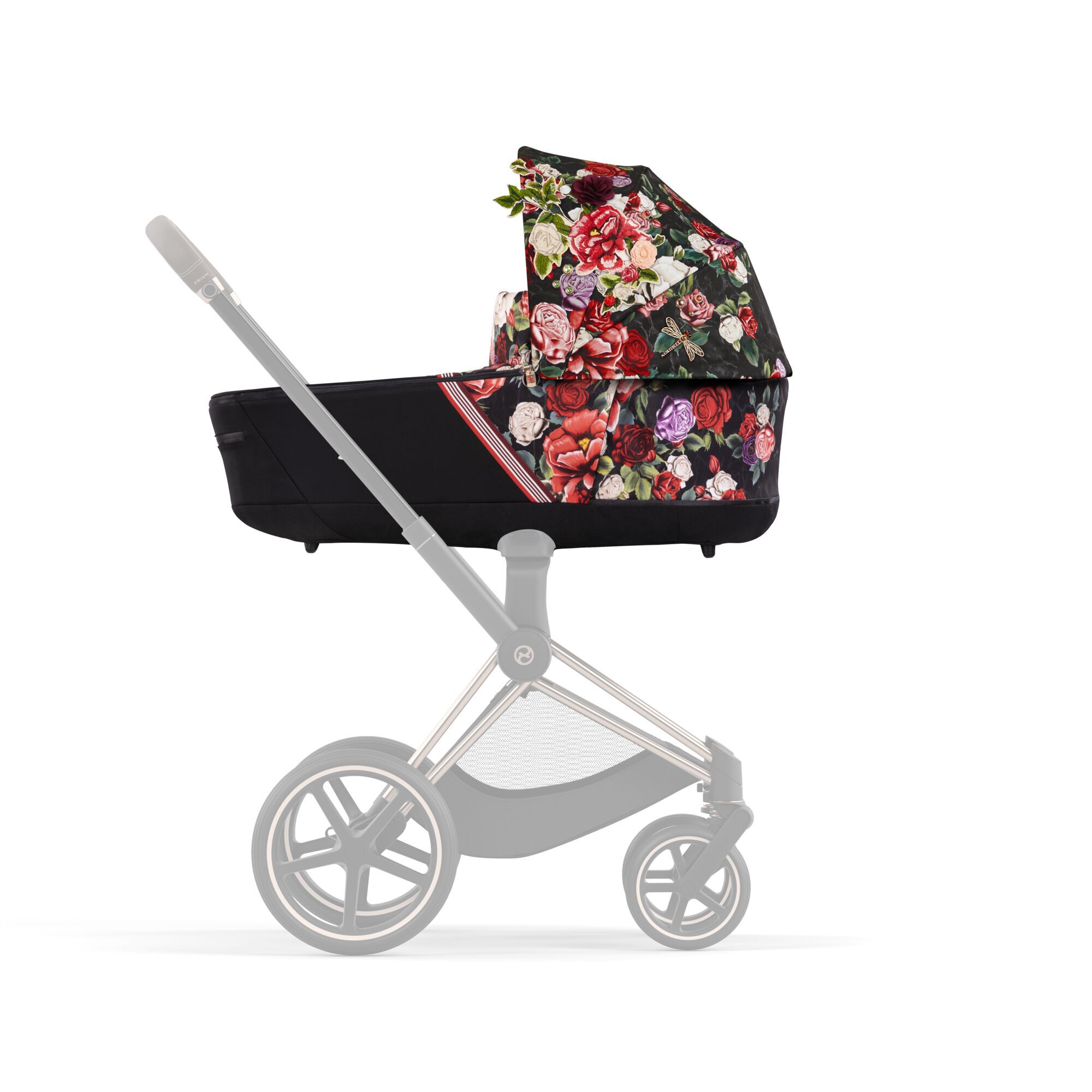 CYBEX Priam Lux Carry Cot - Spring Blossom Dark in Spring Blossom Dark large-cybex-cn image number 4