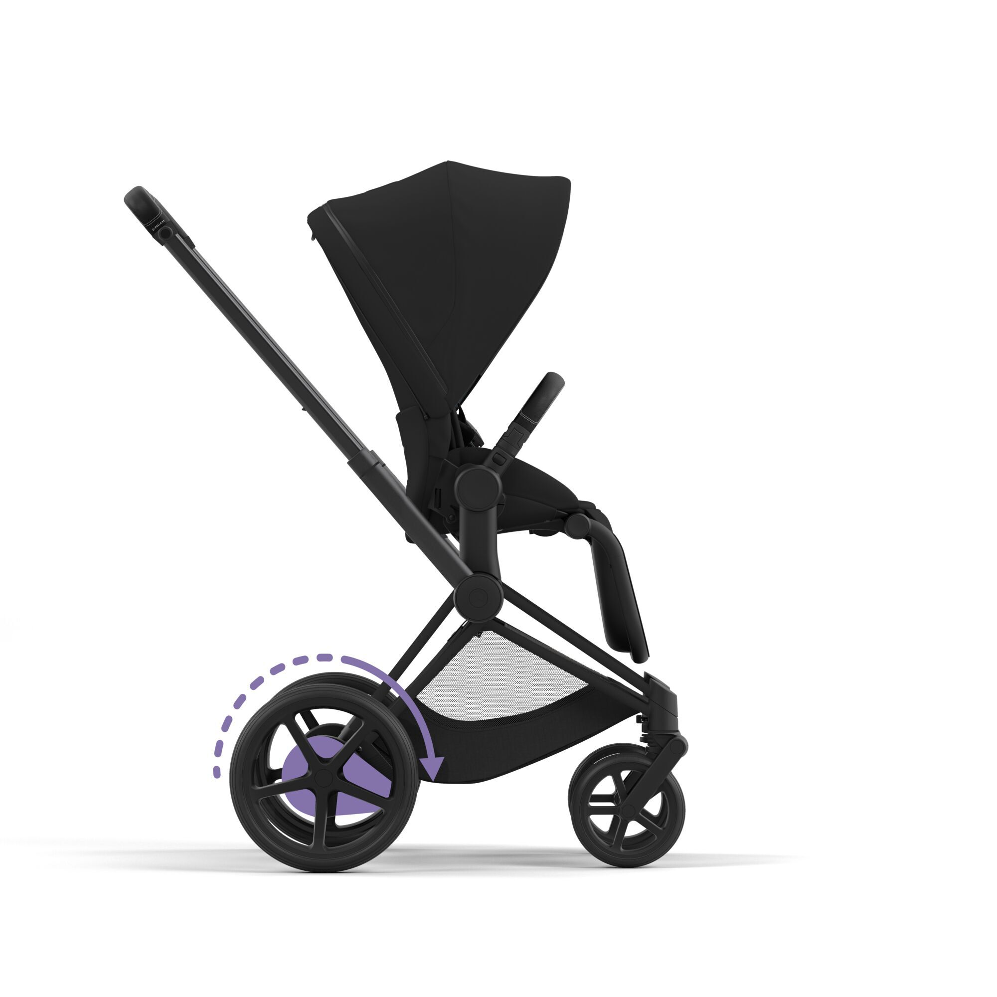 CYBEX e-Priam Frame - Matt Black in Matt Black large-cybex-au image number 7