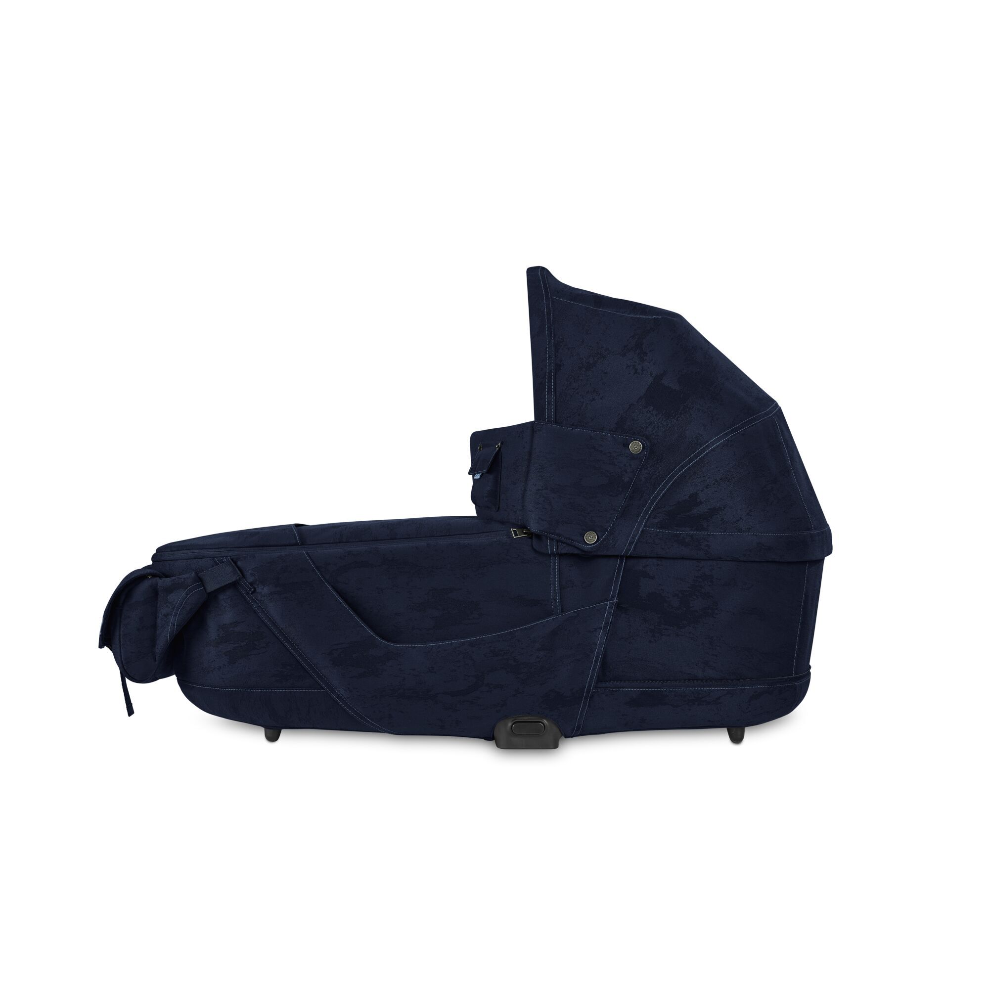 Priam Lux Carry Cot - Rebellious Luxury Denim Blue - Image 3