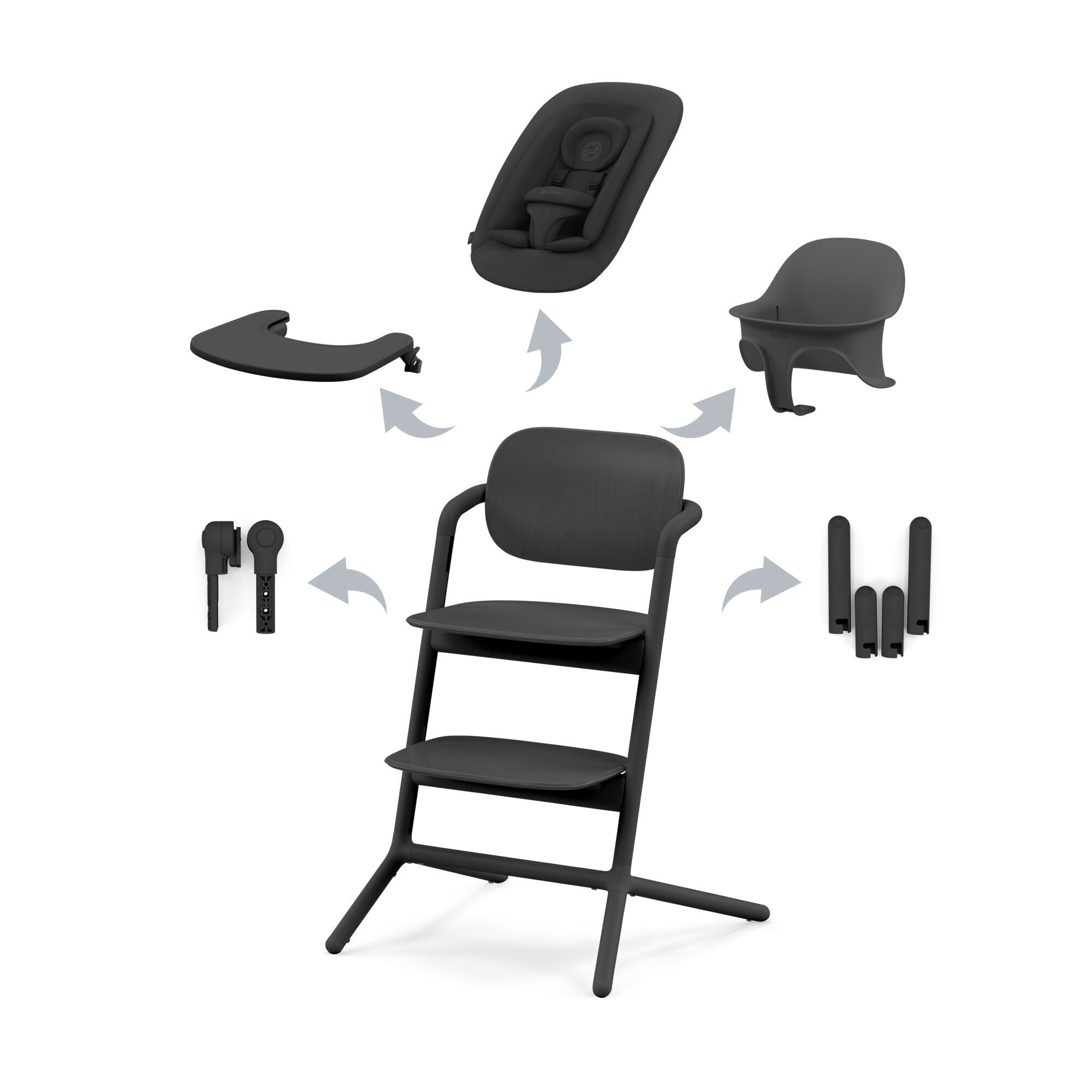 CYBEX Lemo 4-in-1 - Stunning Black in Stunning Black large-cybex-imea image number 1