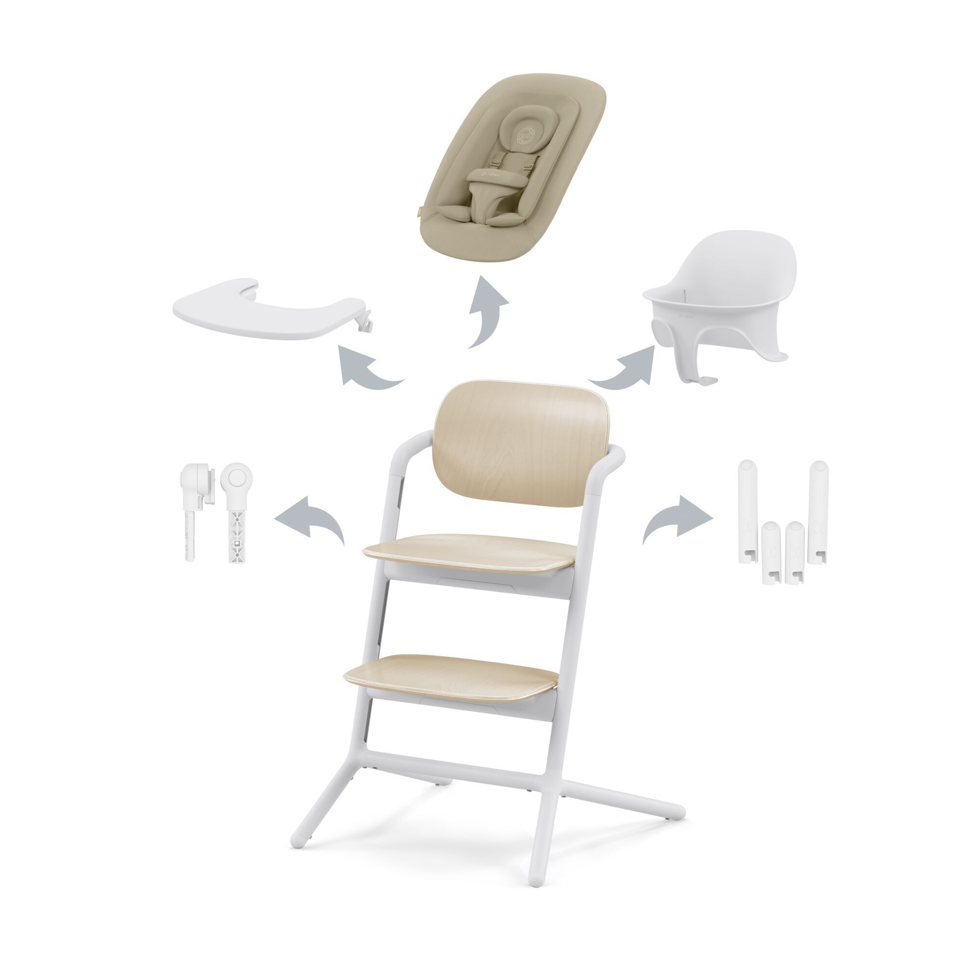 CYBEX Lemo 4-in-1 - Sand White in Sand White large-cybex-cn image number 1