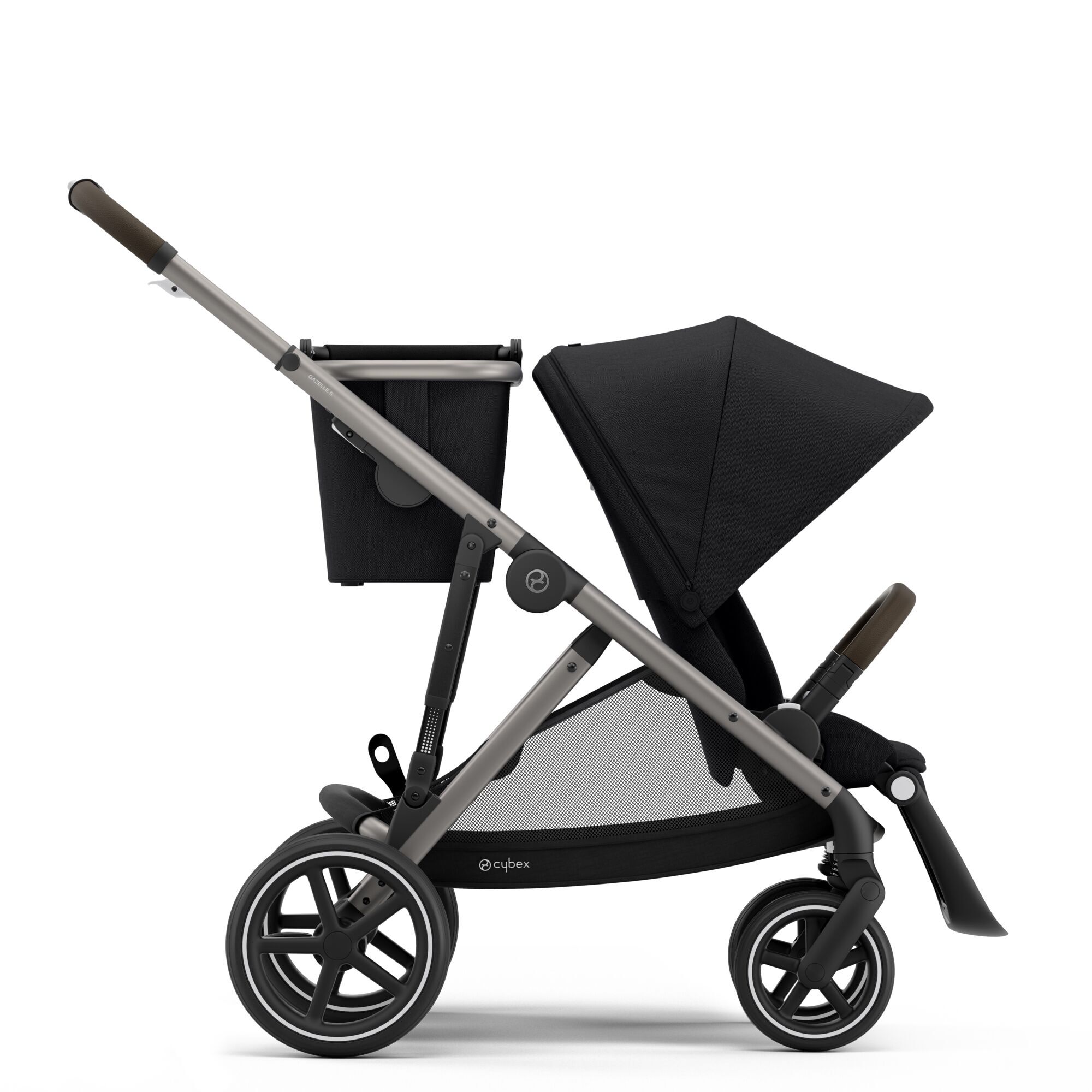 CYBEX Gazelle S - Deep Black (Taupe Frame) in Deep Black (Taupe Frame) large-cybex-neu Bild 1
