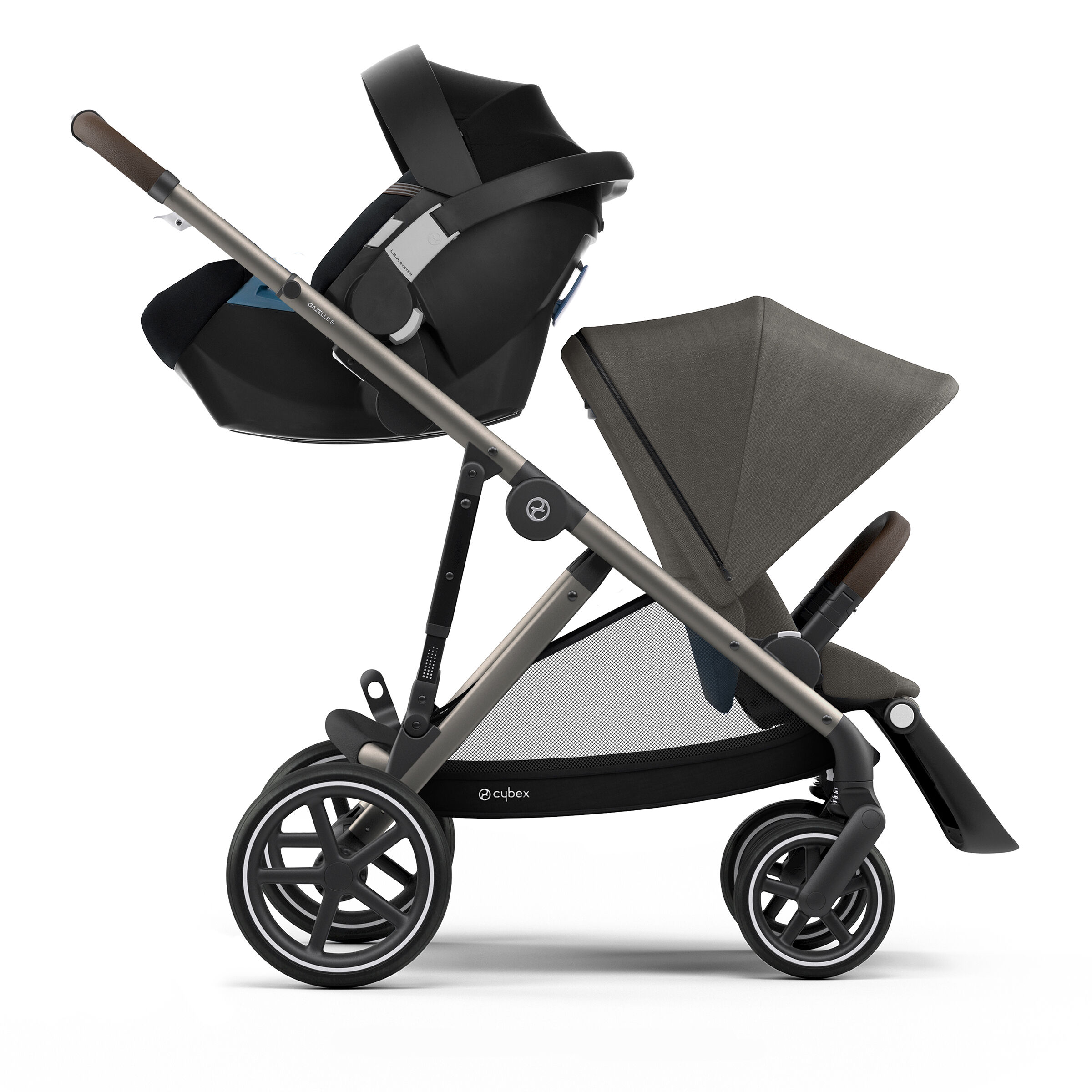 CYBEX Gazelle S - Soho Grey in Soho Grey (Taupe Frame) large-cybex-us image number 3