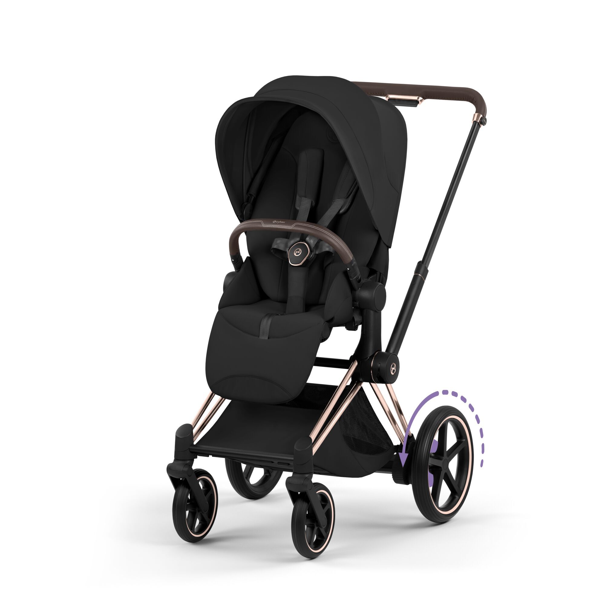 CYBEX e-Priam Frame Style - Rosegold in Rosegold large-cybex-us image number 3