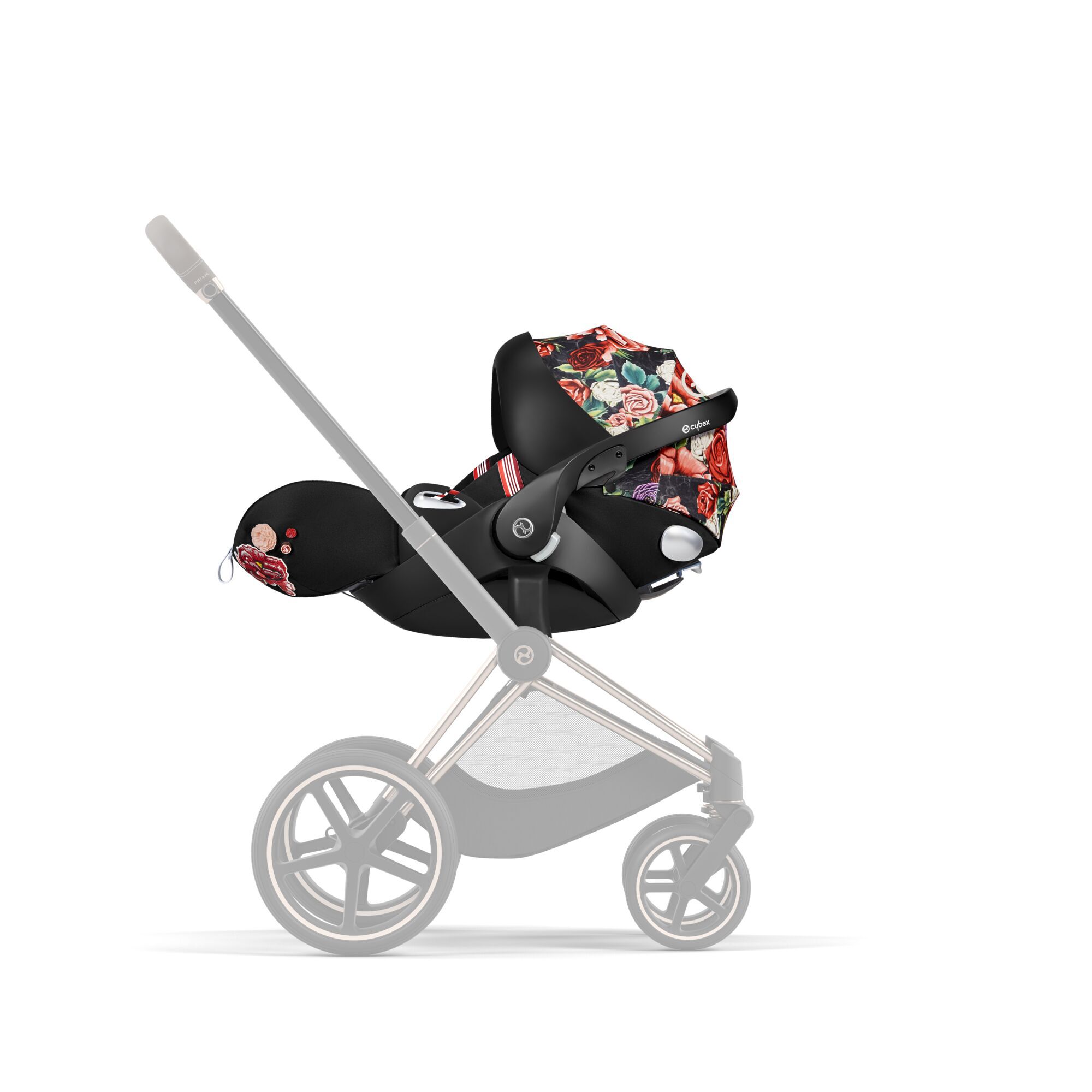 CYBEX Cloud Q SensorSafe - Spring Blossom Dark in Spring Blossom Dark large-cybex-us image number 4