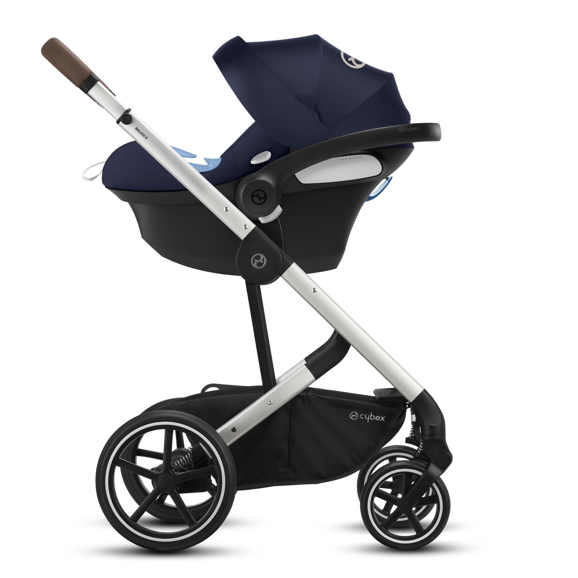 CYBEX Balios S Lux - Navy Blue (Silver Frame) in Navy Blue (Silver Frame) large-cybex-gb image number 3