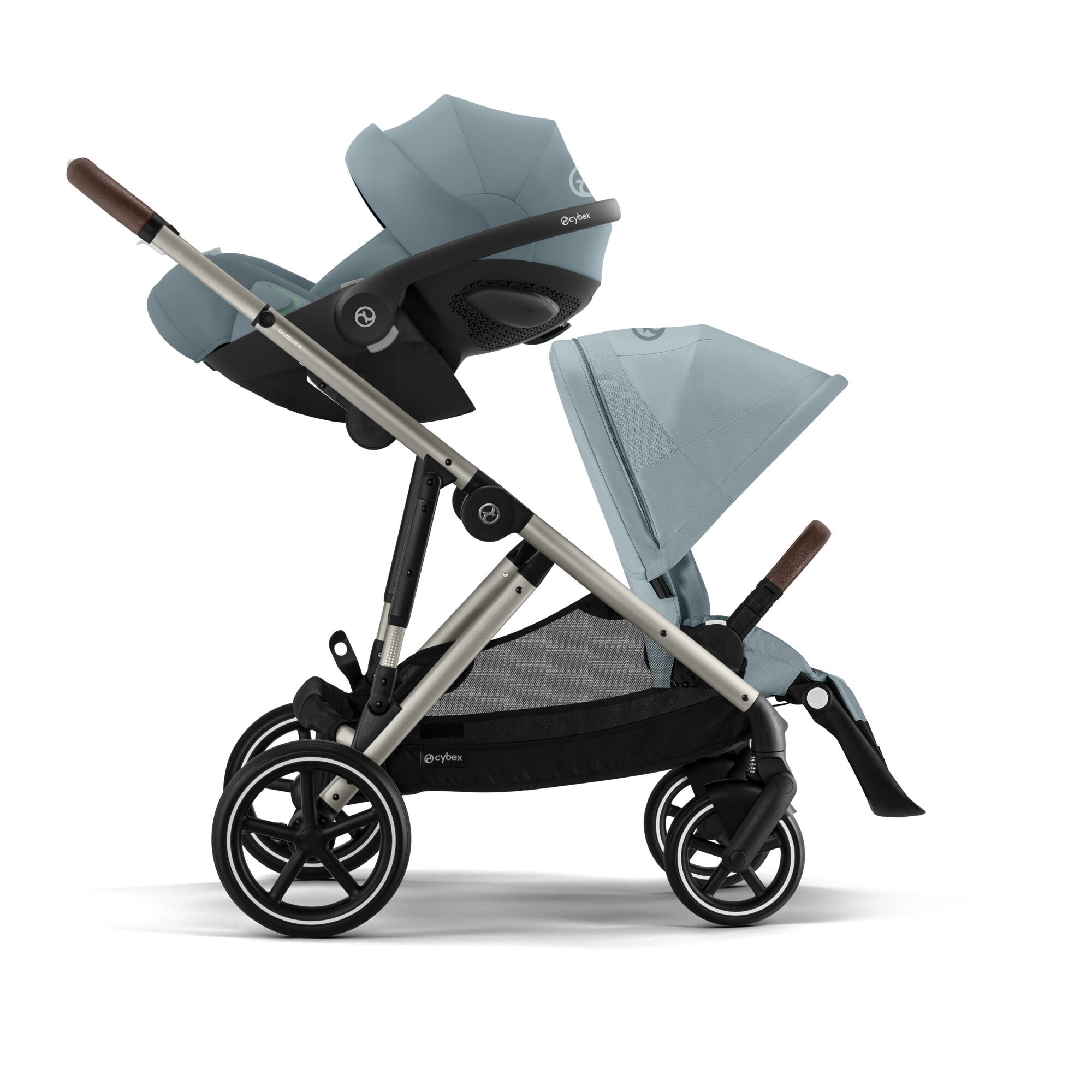 CYBEX Gazelle S - Stormy Blue (Taupe Frame) in Stormy Blue (Taupe Frame) large-cybex-gb image number 3