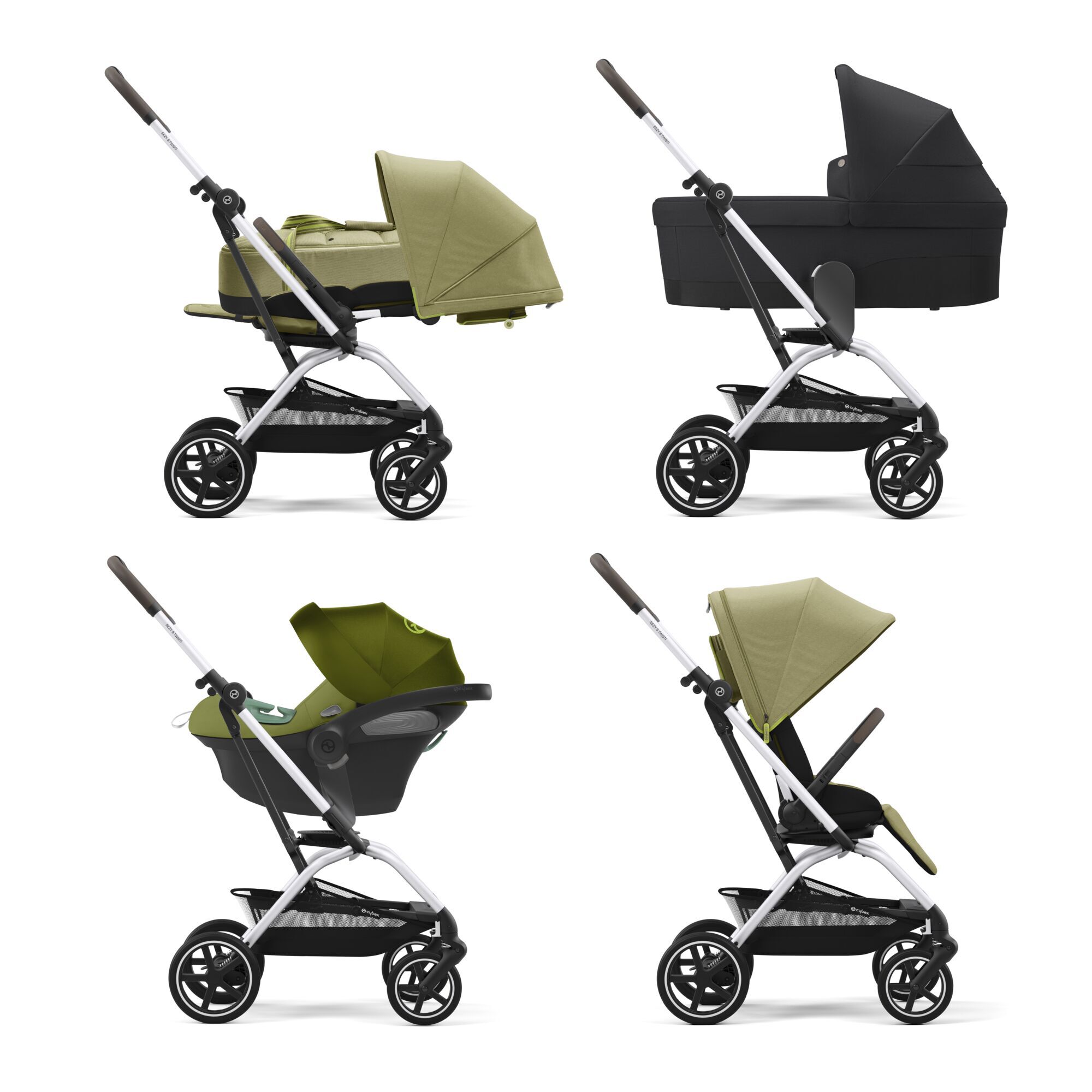 CYBEX Eezy S Twist+2 2023 - Nature Green in Nature Green (Silver Frame) large-cybex-gb image number 6