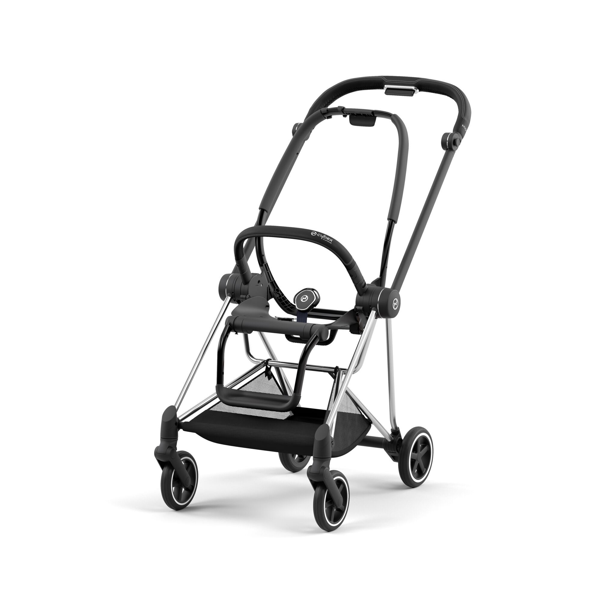 CYBEX Mios Frame - Chrome With Black Details in Chrome With Black Details large-cybex-cn image number 1