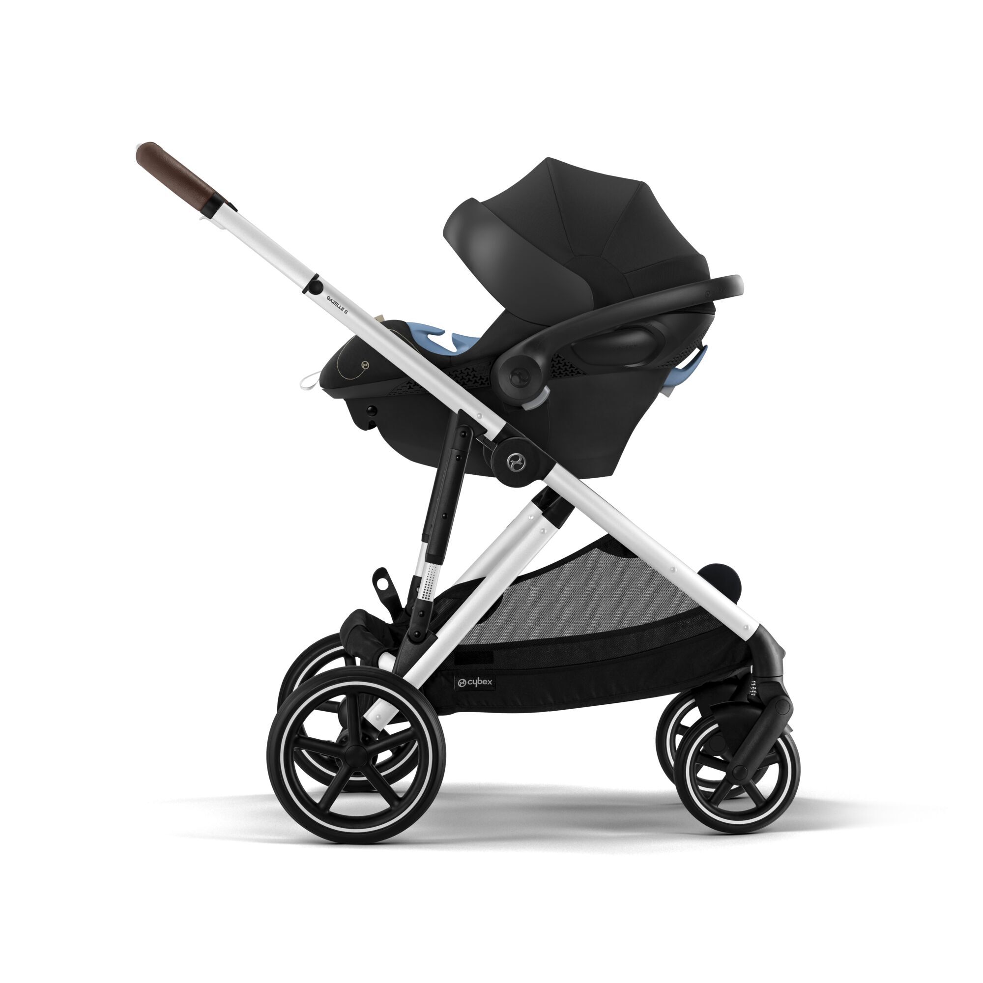 CYBEX Gazelle S - Moon Black (Silver Frame) in Moon Black (Silver Frame) large-cybex-us image number 4