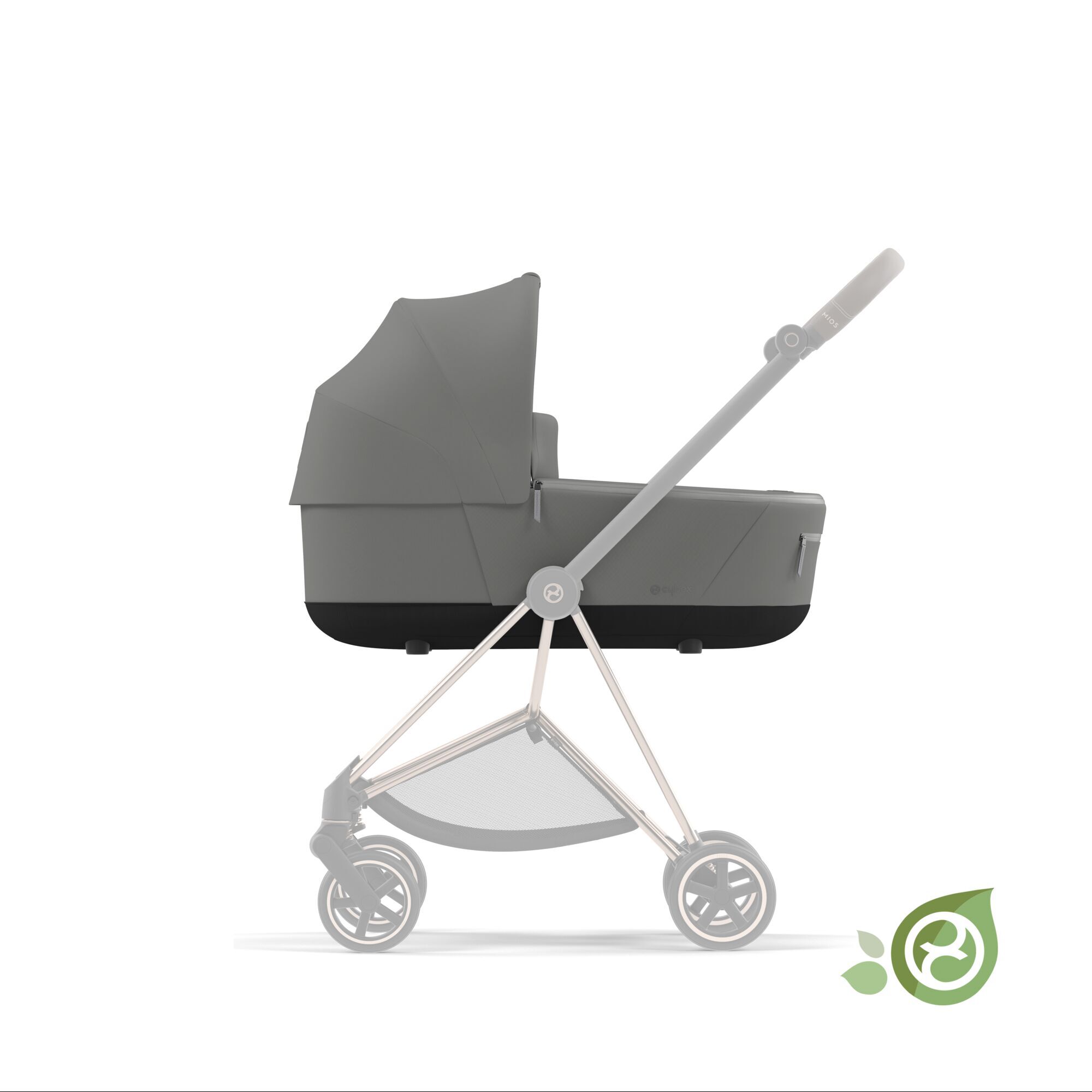 CYBEX Mios Lux Carry Cot - Pearl Grey in Pearl Grey large-cybex-neu image number 7