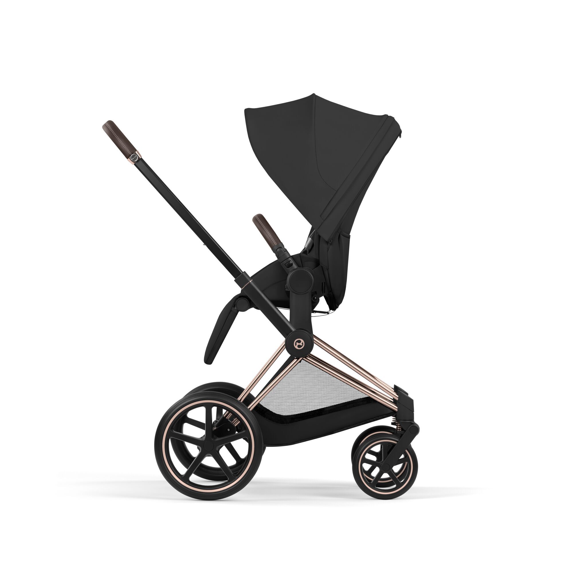 CYBEX Priam Bundle - Sepia Black (Rosegold Frame) in Sepia Black (Rosegold Frame) large-cybex-us image number 2