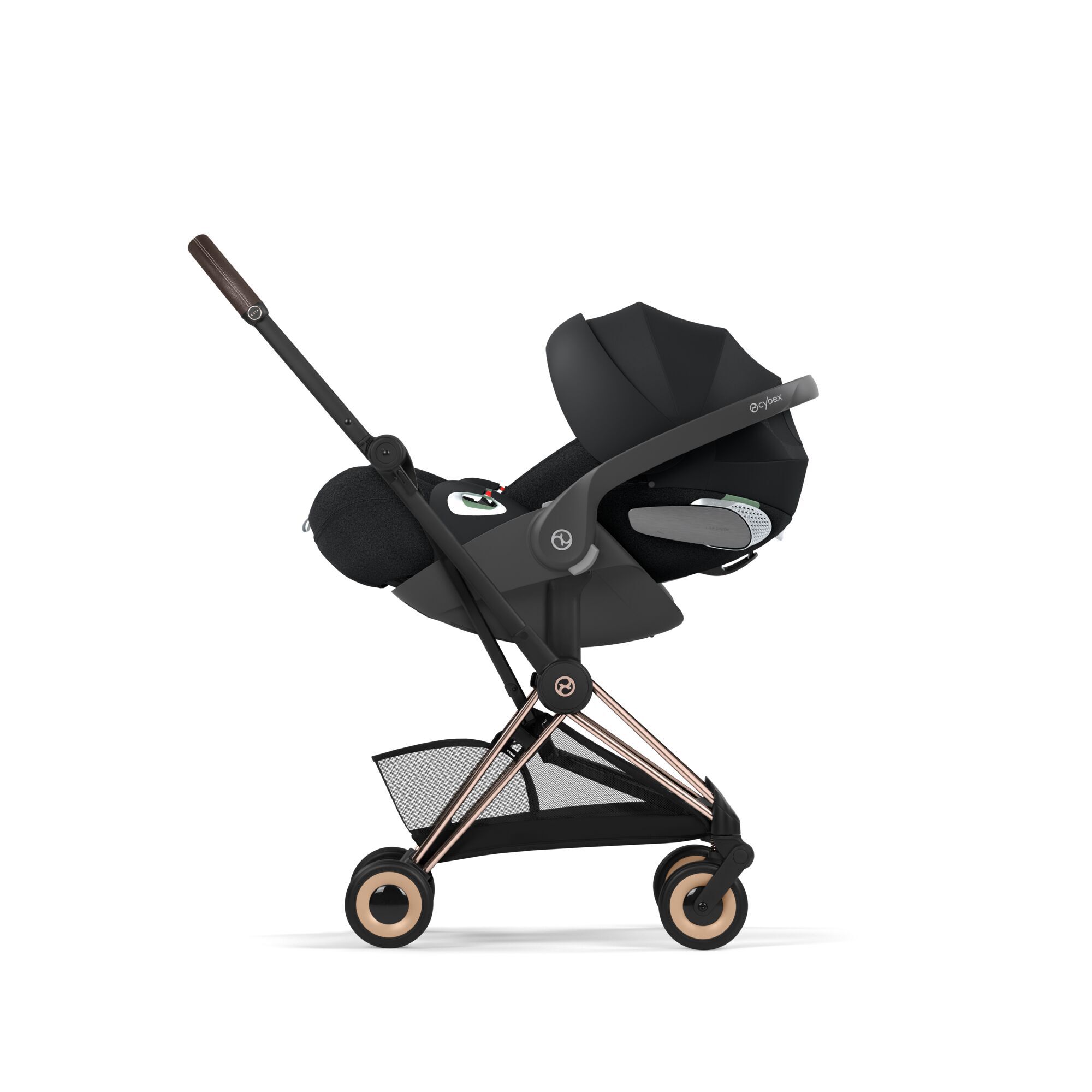 CYBEX Coya - Sepia Black (Rosegold Frame) in Sepia Black (Rosegold Frame) large-cybex-gb image number 8