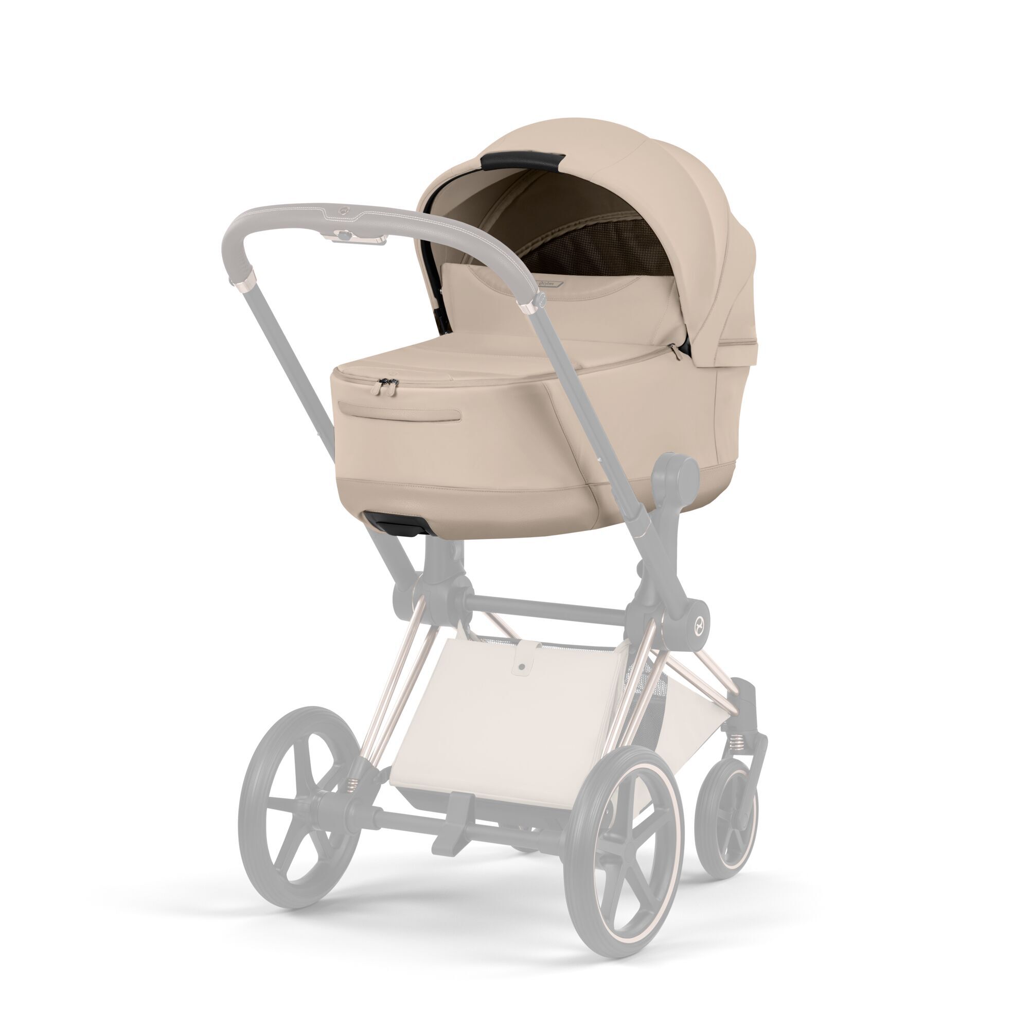 CYBEX Priam Fold Lux Carry Cot - Style Collection - Cozy Beige in Cozy Beige large-cybex-neu image number 5
