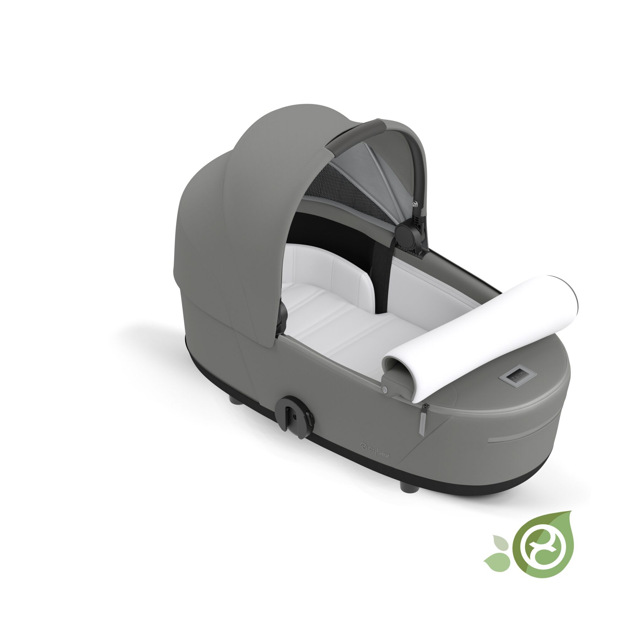 CYBEX Mios Lux Carry Cot - Pearl Grey in Pearl Grey large-cybex-neu image number 2