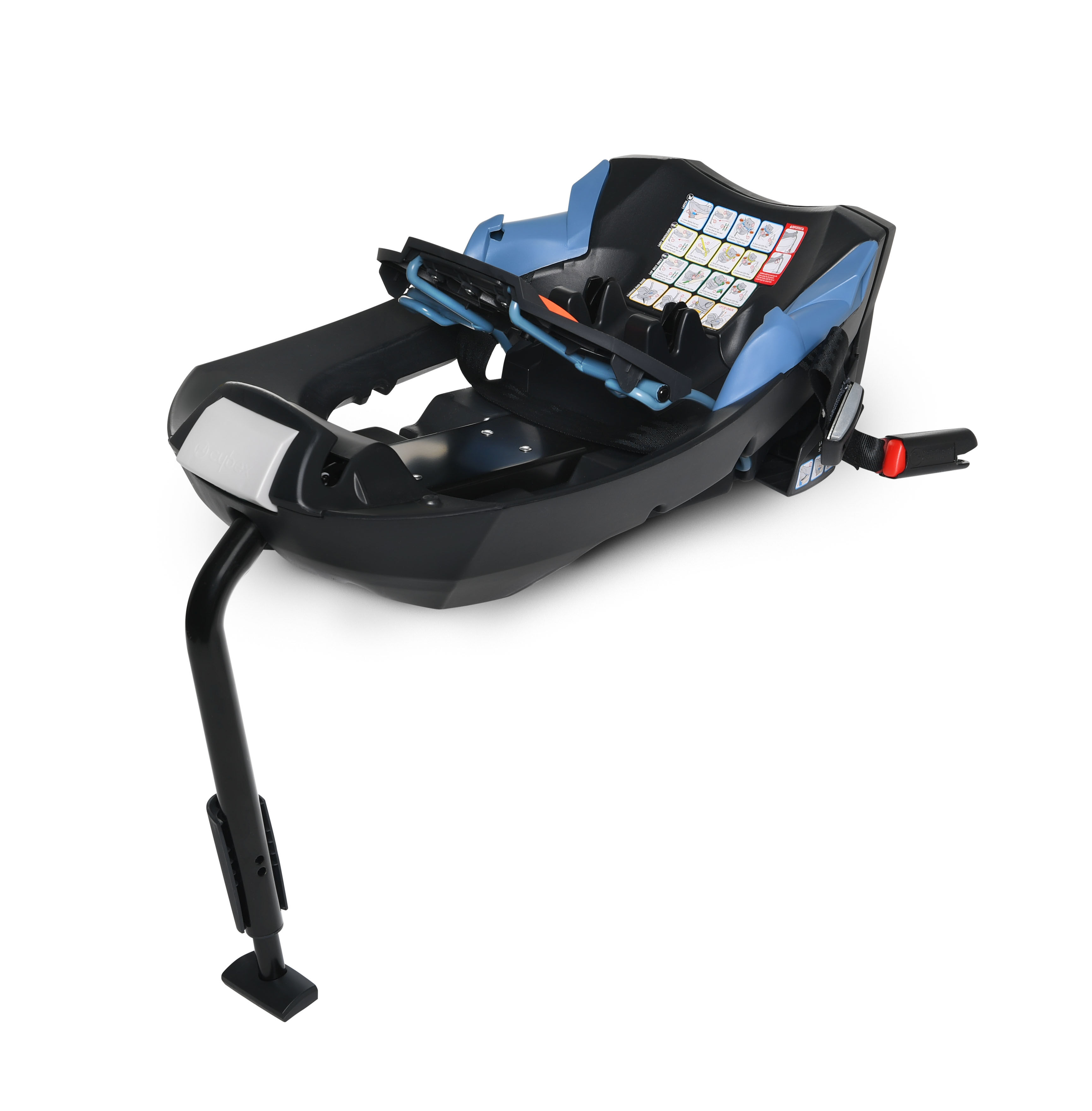 CYBEX Load Leg Base - Black in Black large-cybex-us image number 2