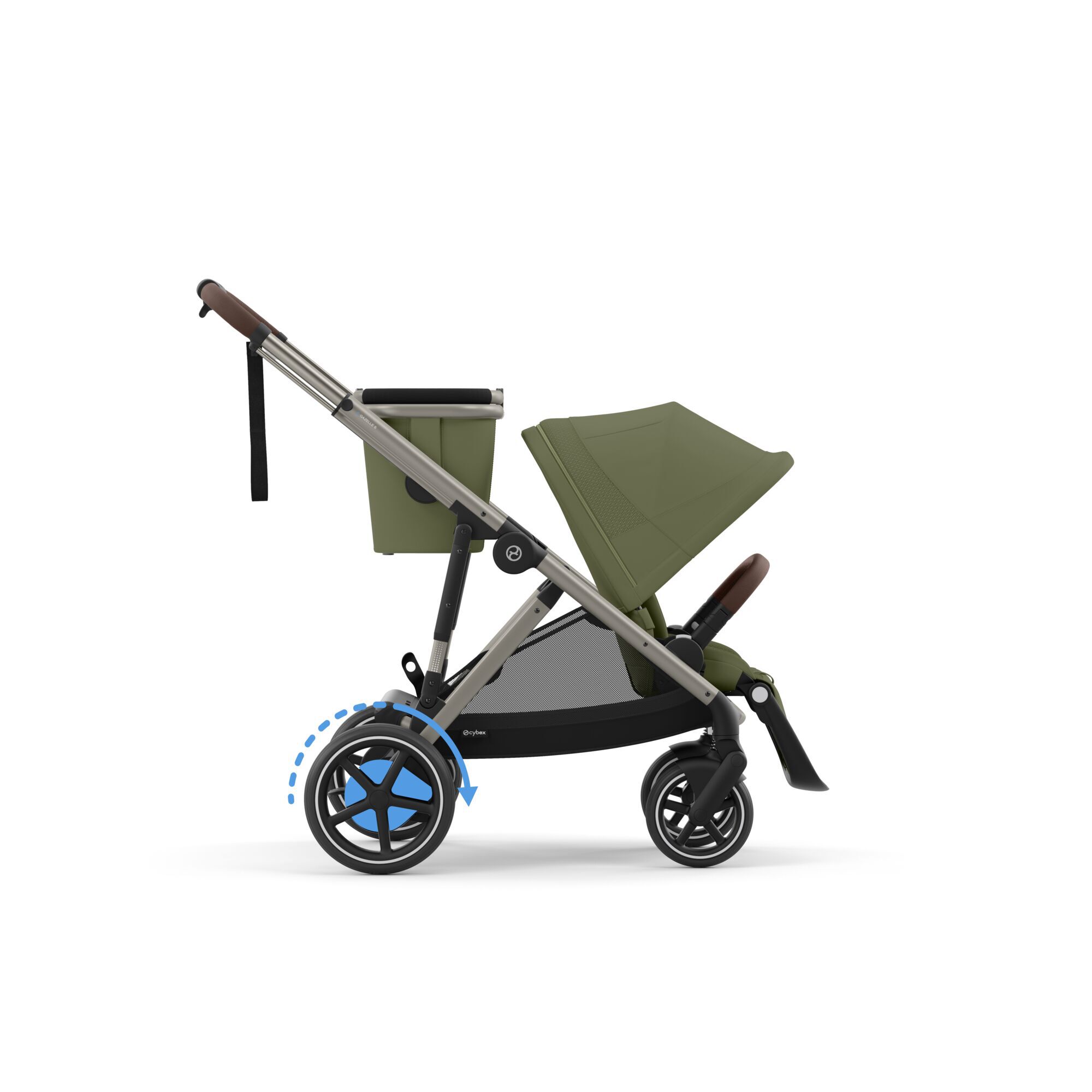 CYBEX e-Gazelle S - Moss Green (Taupe Frame) in Moss Green (Taupe Frame) large-cybex-gb image number 1