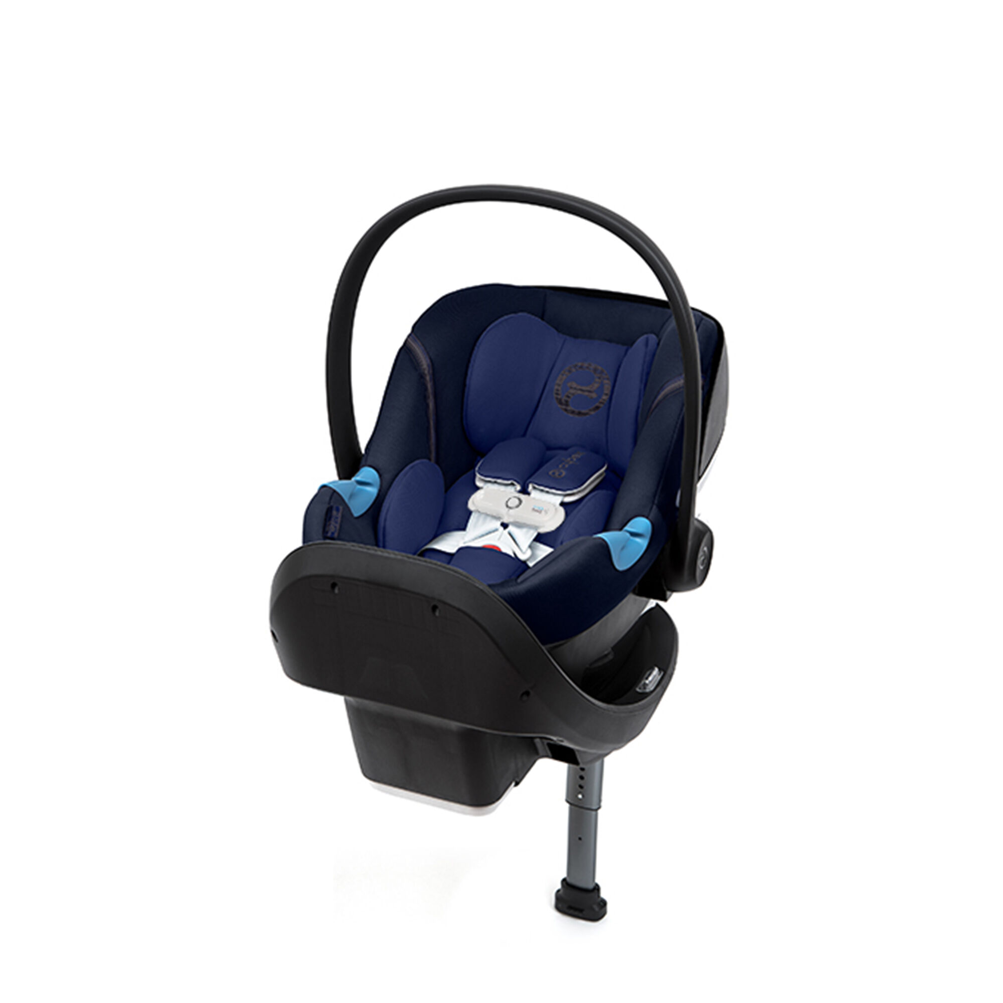 CYBEX Aton M SensorSafe SafeLock Base - Denim Blue in Denim Blue large-cybex-us image number 1