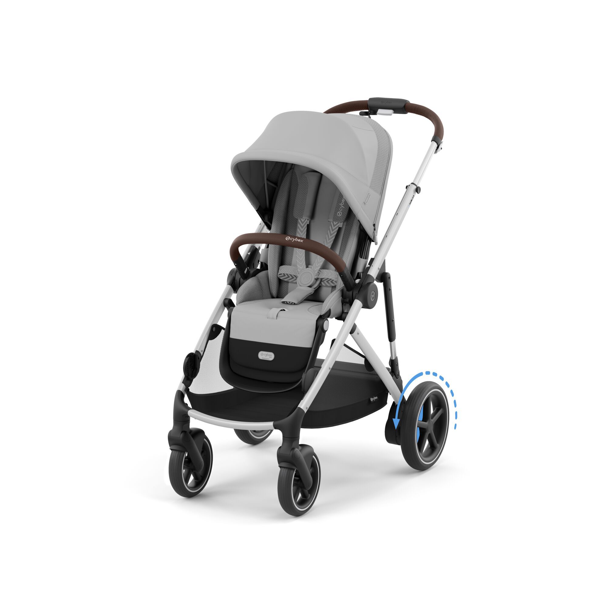 CYBEX e-Gazelle S - Stone Grey (Silver Frame) in Stone Grey (Silver Frame) large-cybex-neu image number 4