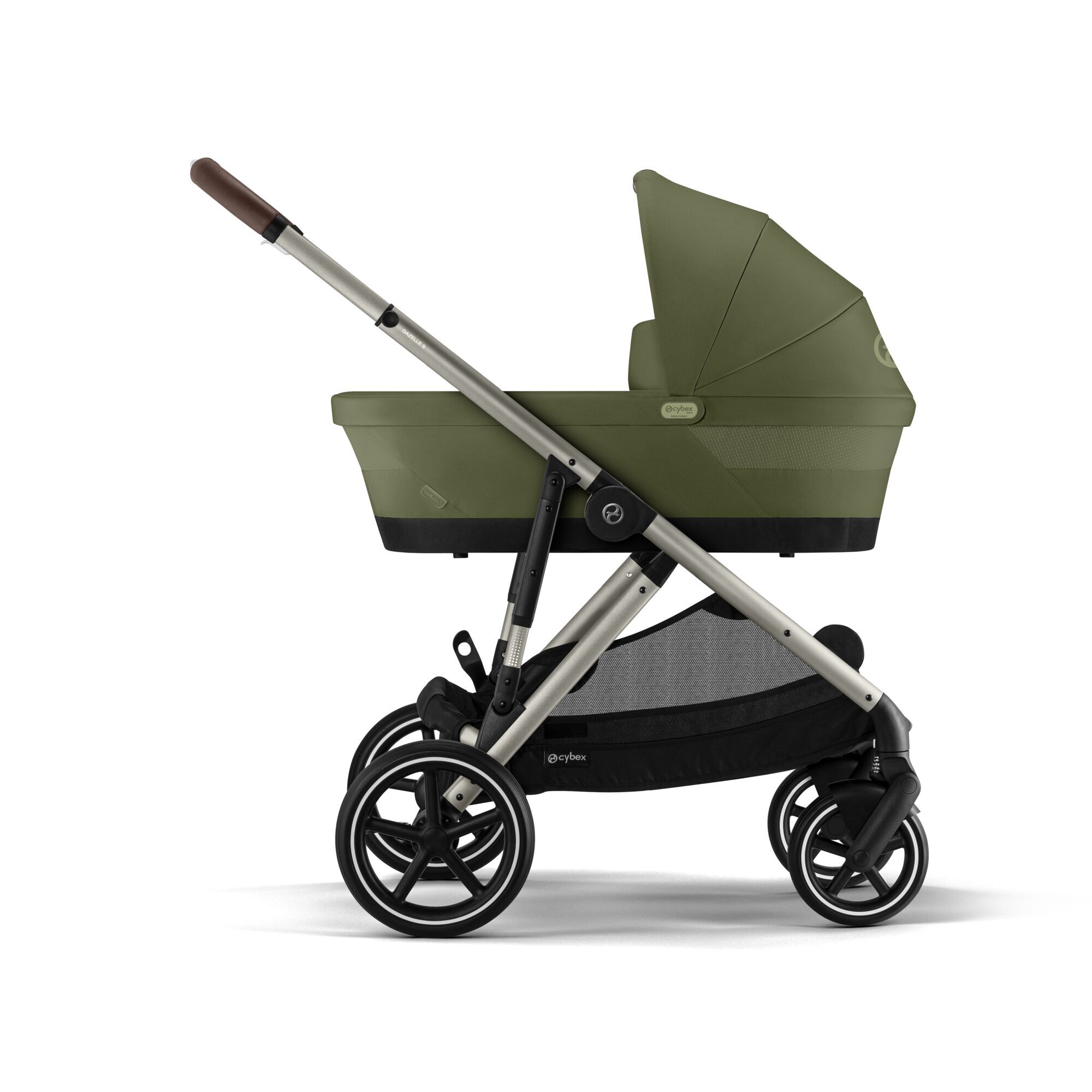 CYBEX Gazelle S - Moss Green in Moss Green (Taupe Frame) large-cybex-neu image number 2
