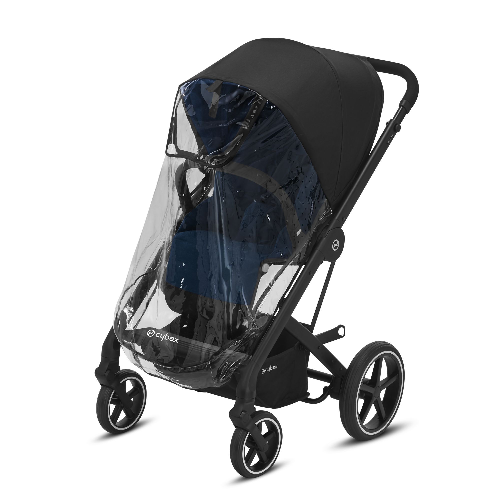 CYBEX Balios S Lux Rain Cover - Transparent in Transparent large-cybex-us image number 2