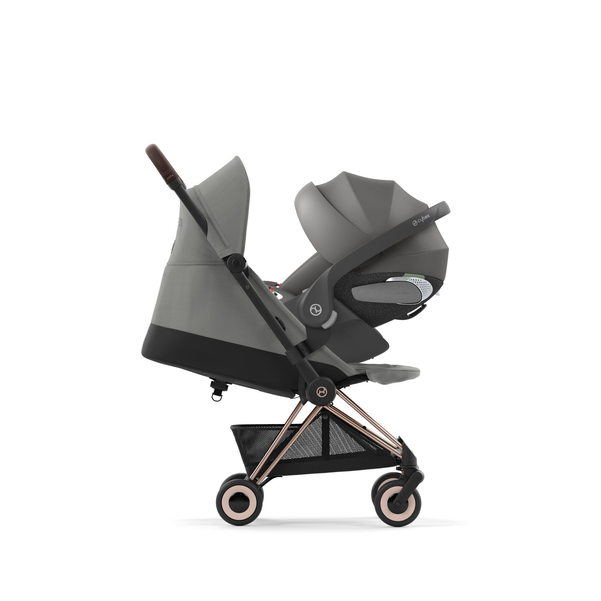 CYBEX Coya - Mirage Grey (Rosegold Frame) in Mirage Grey (Rosegold Frame) large-cybex-imea image number 7