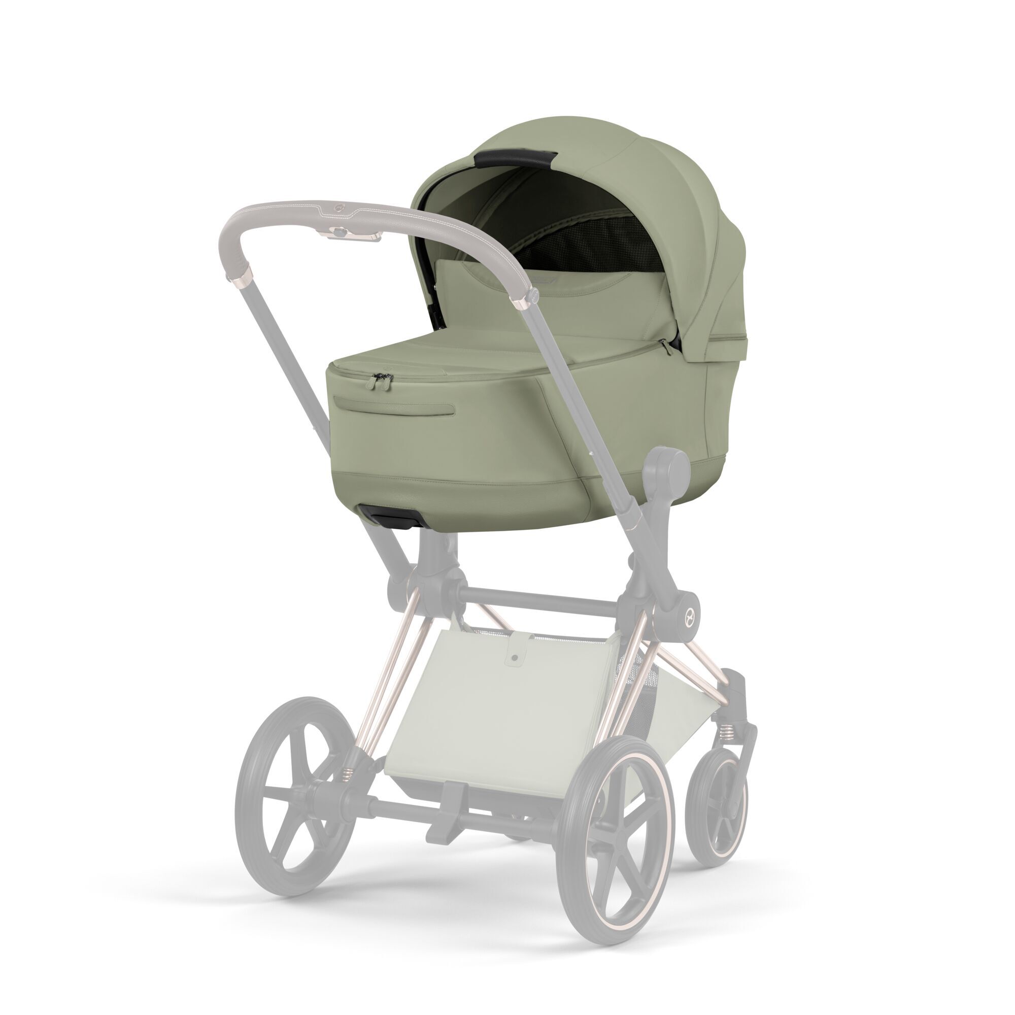 CYBEX Priam Fold Lux Carry Cot - Style Collection - Sage Green in Sage Green large-cybex-neu afbeelding nummer 5