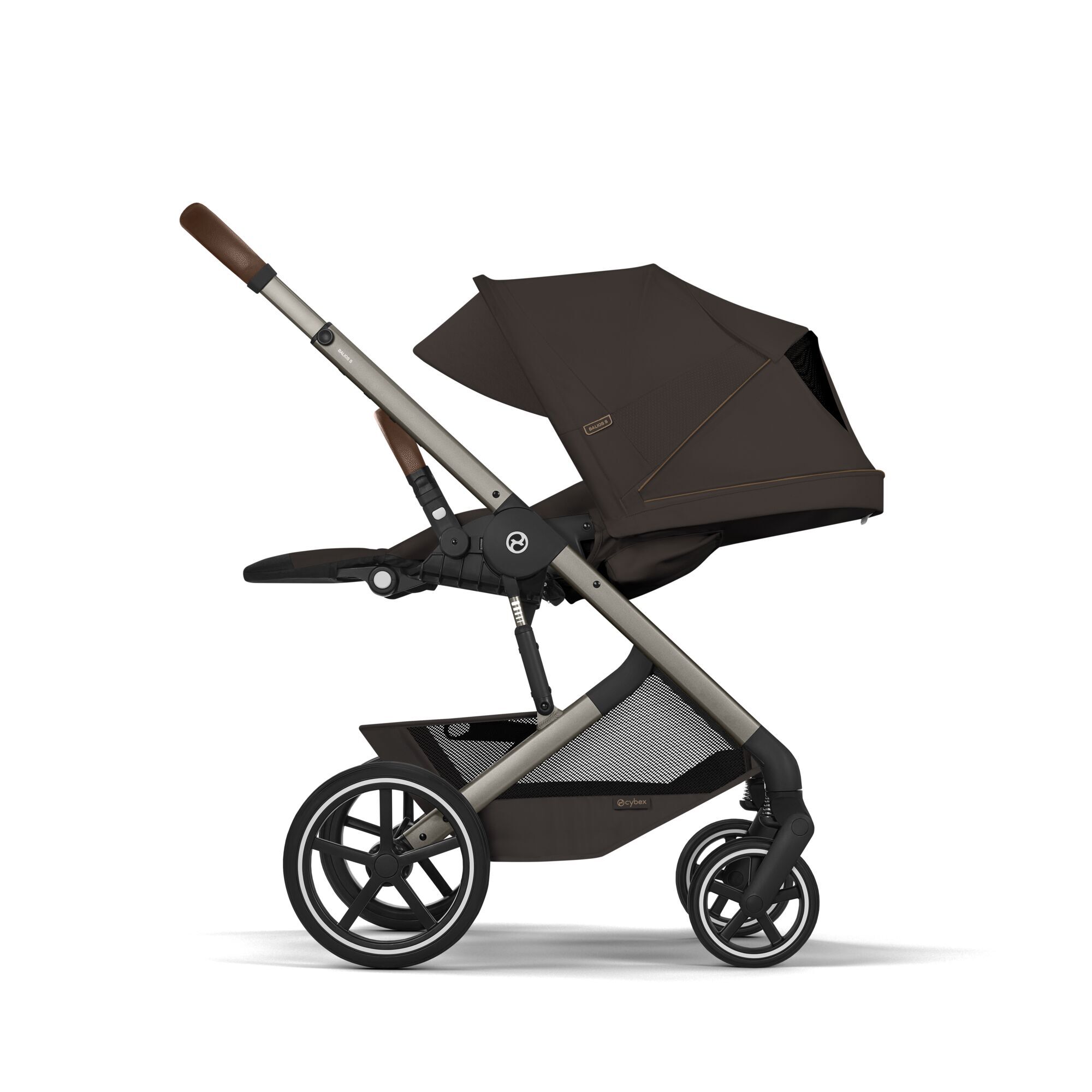 CYBEX Balios S Lux - Chocolate Brown (Taupe Frame) in Chocolate Brown (Taupe Frame) large-cybex-gb image number 5