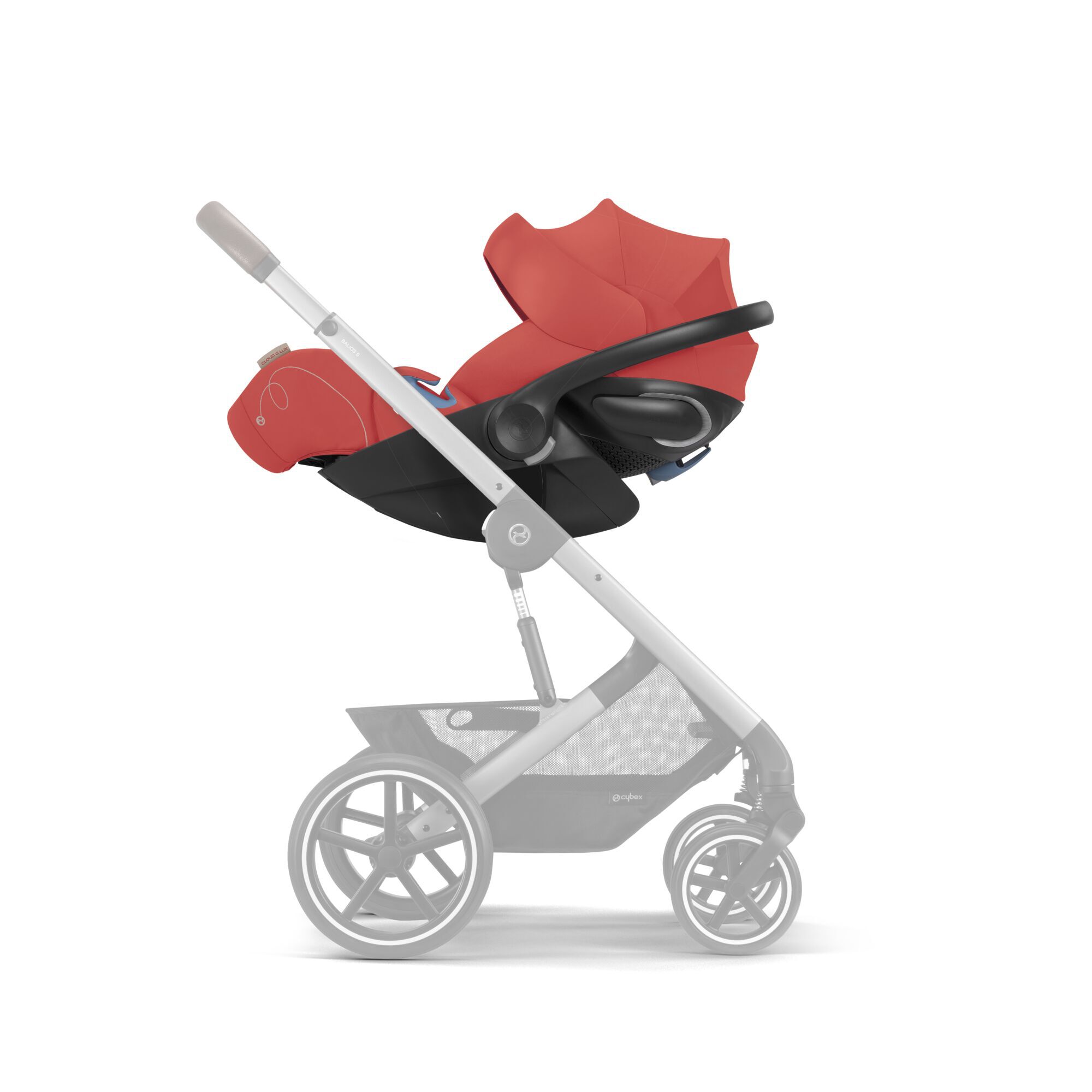 CYBEX Cloud G Lux with SensorSafe - Hibiscus Red in Hibiscus Red large-cybex-us image number 6