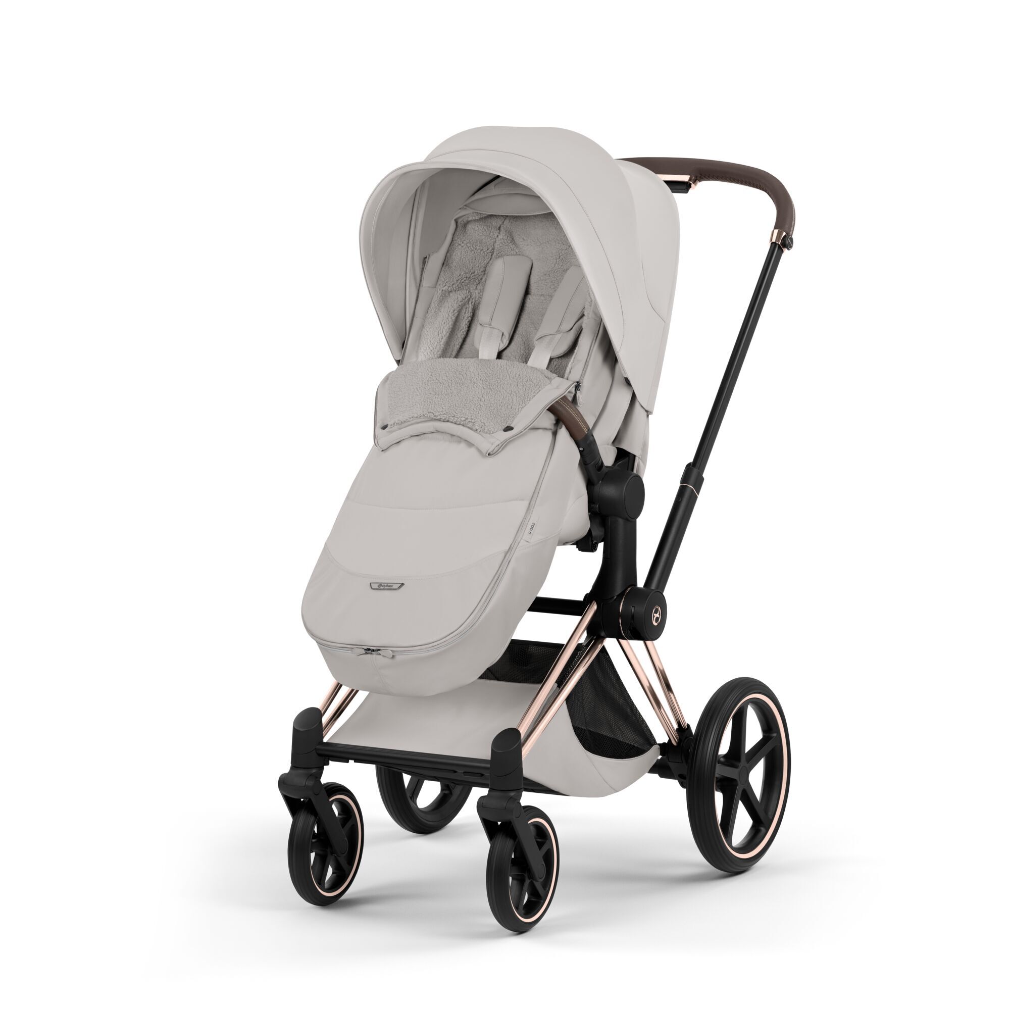 CYBEX Platinum Footmuff - City Grey in City Grey large-cybex-us image number 5