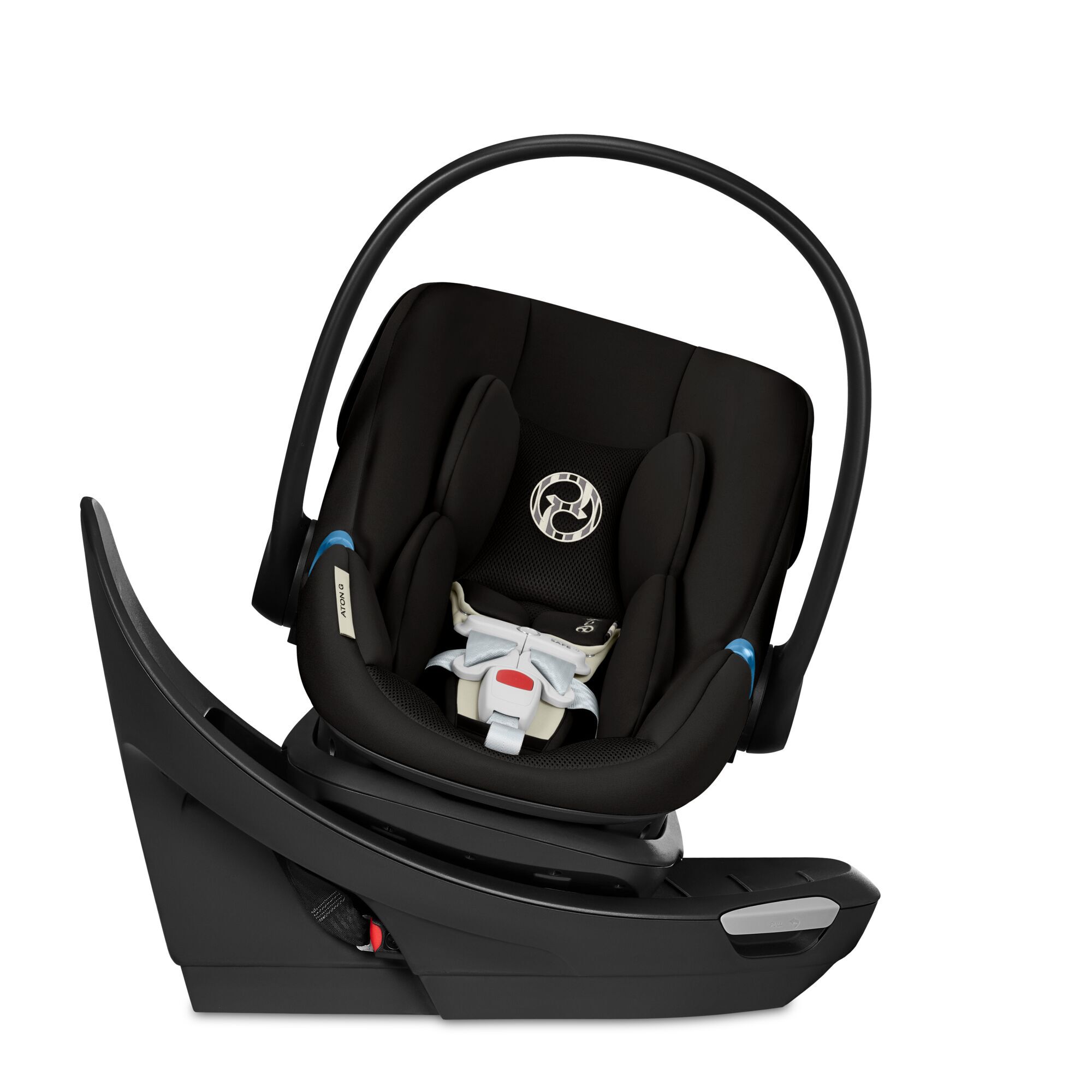 CYBEX Aton G2 Swivel with Load Leg Base - Moon Black in Moon Black large-cybex-ca image number 1