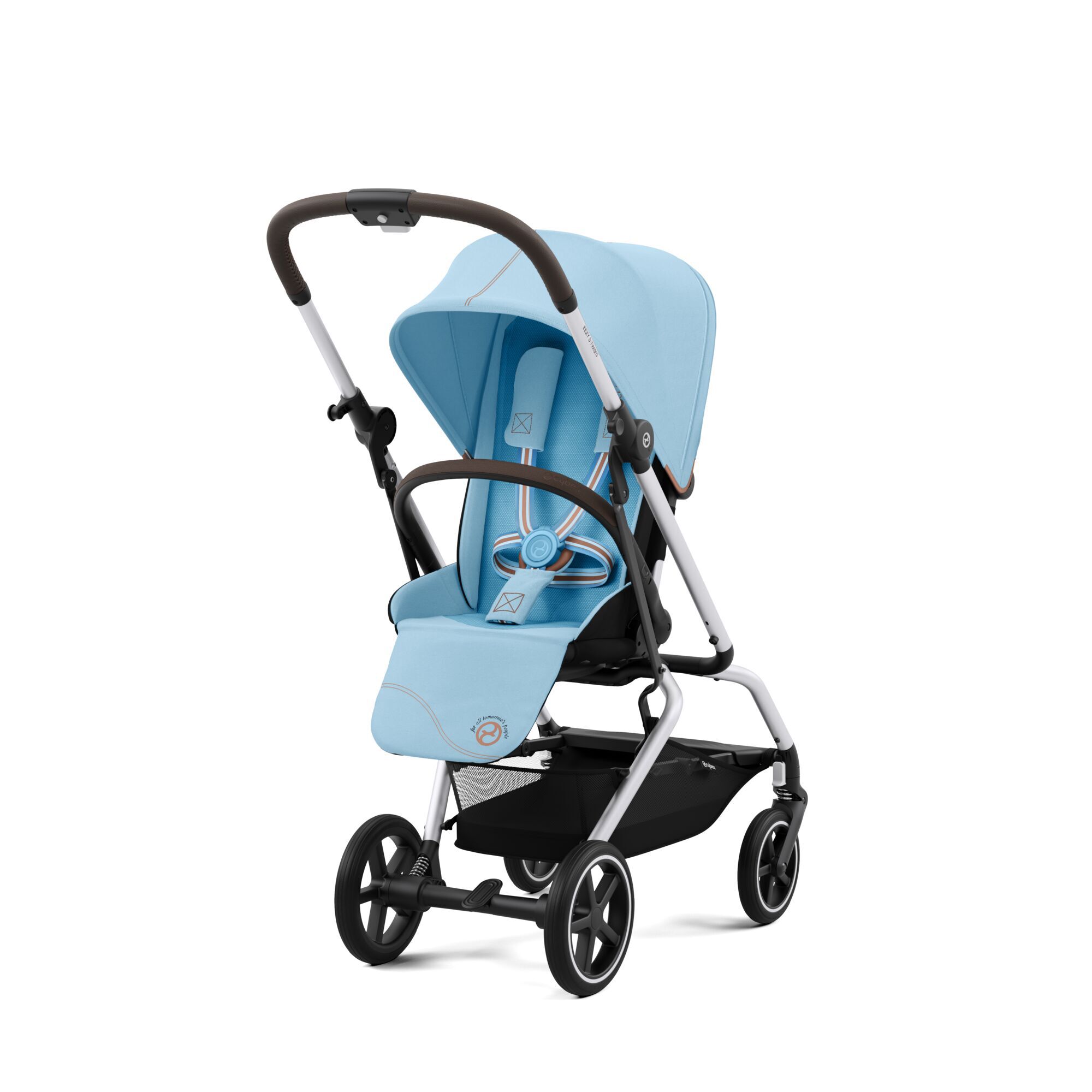 CYBEX Eezy S Twist+2 2023 - Beach Blue in Beach Blue (Silver Frame) large-cybex-au image number 1